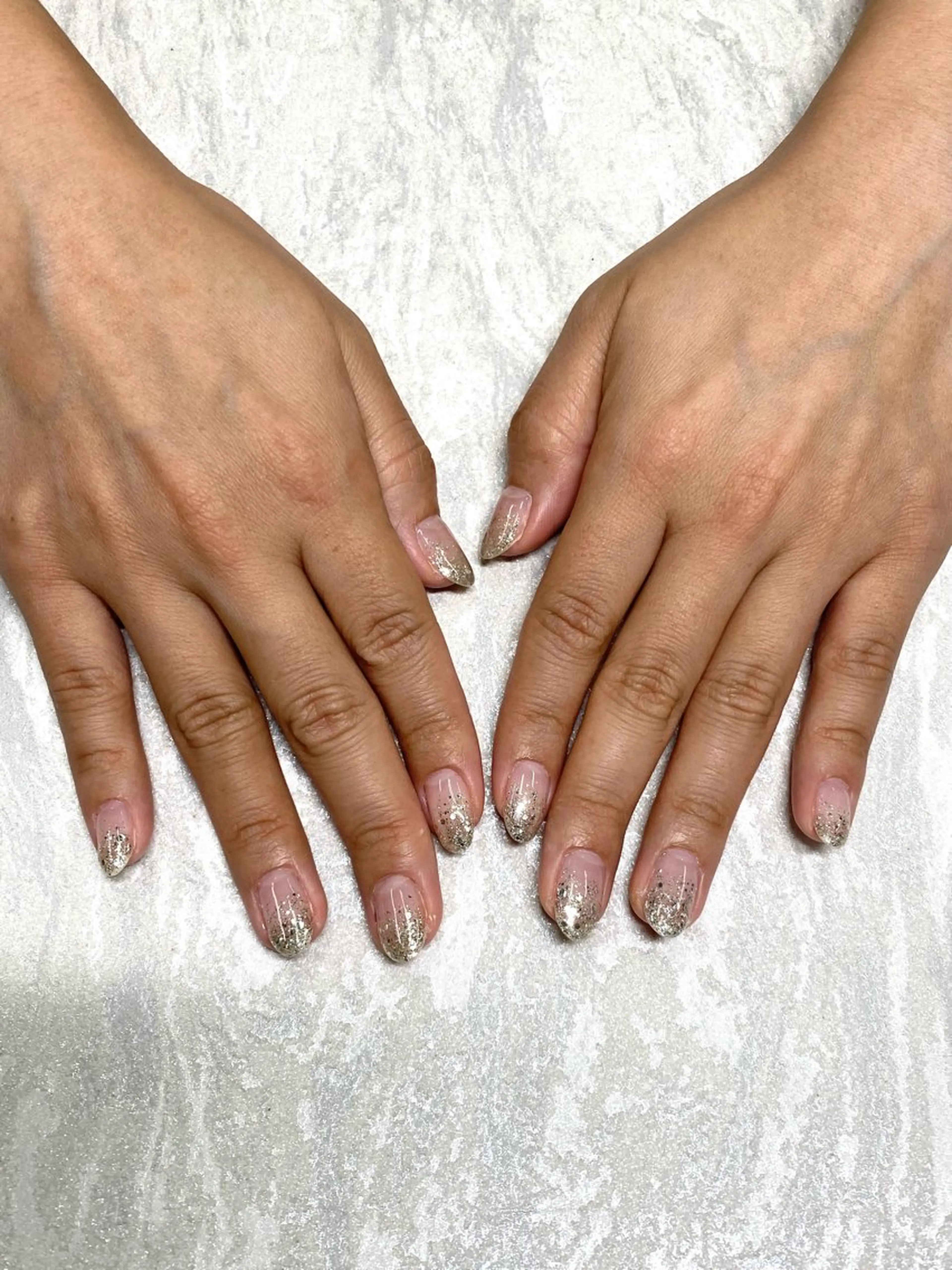 ネイル ラメ(グリッター) ラメグラデーション Nail Salon Andova ピヴォクロス店【アンドヴァ】所属・モデル募集 KANAMORIのネイルデザイン