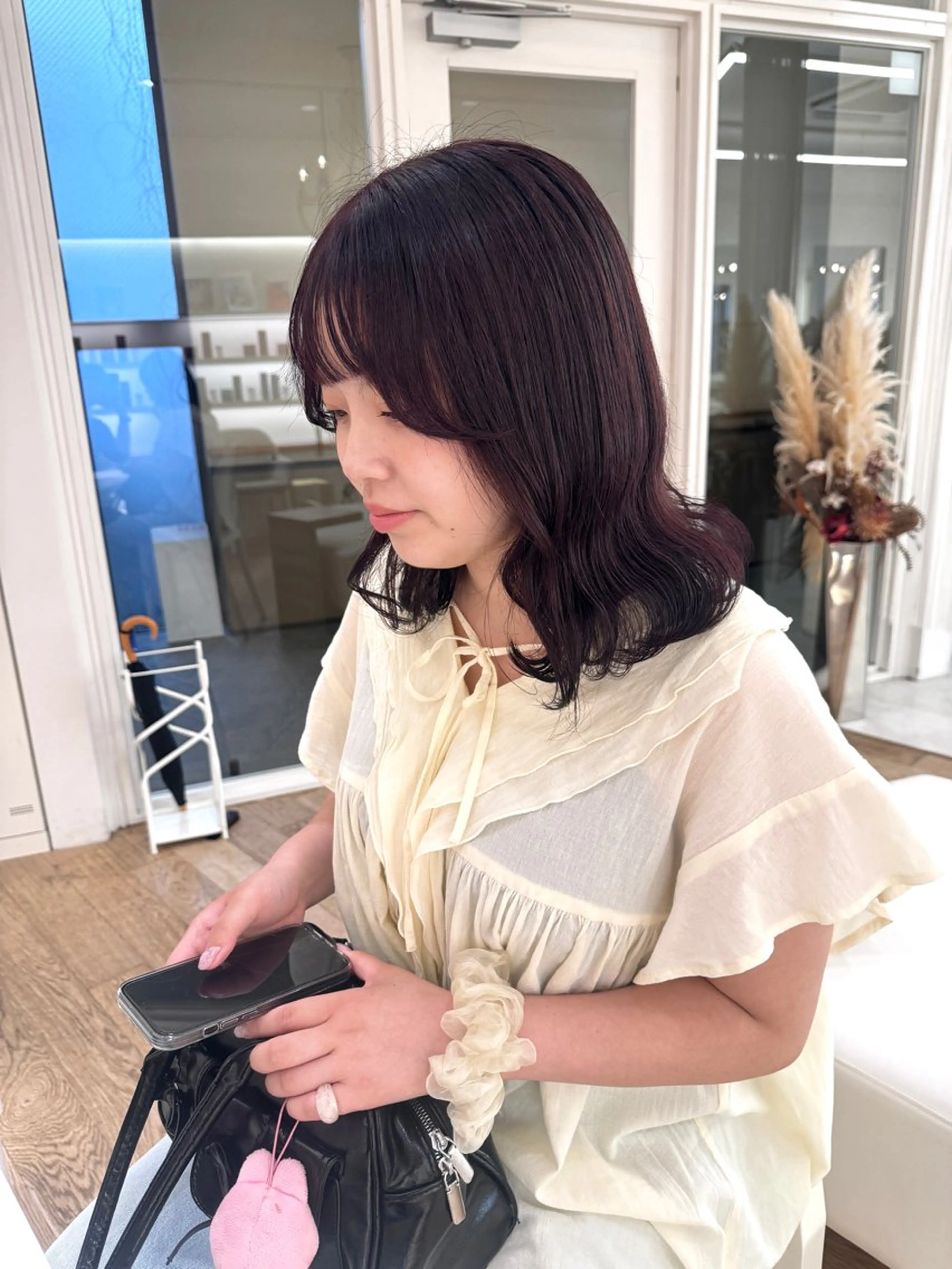 ロング カラー カット ヘアカラー ♡ParveMix 花房 菜乃♡のヘアスタイル