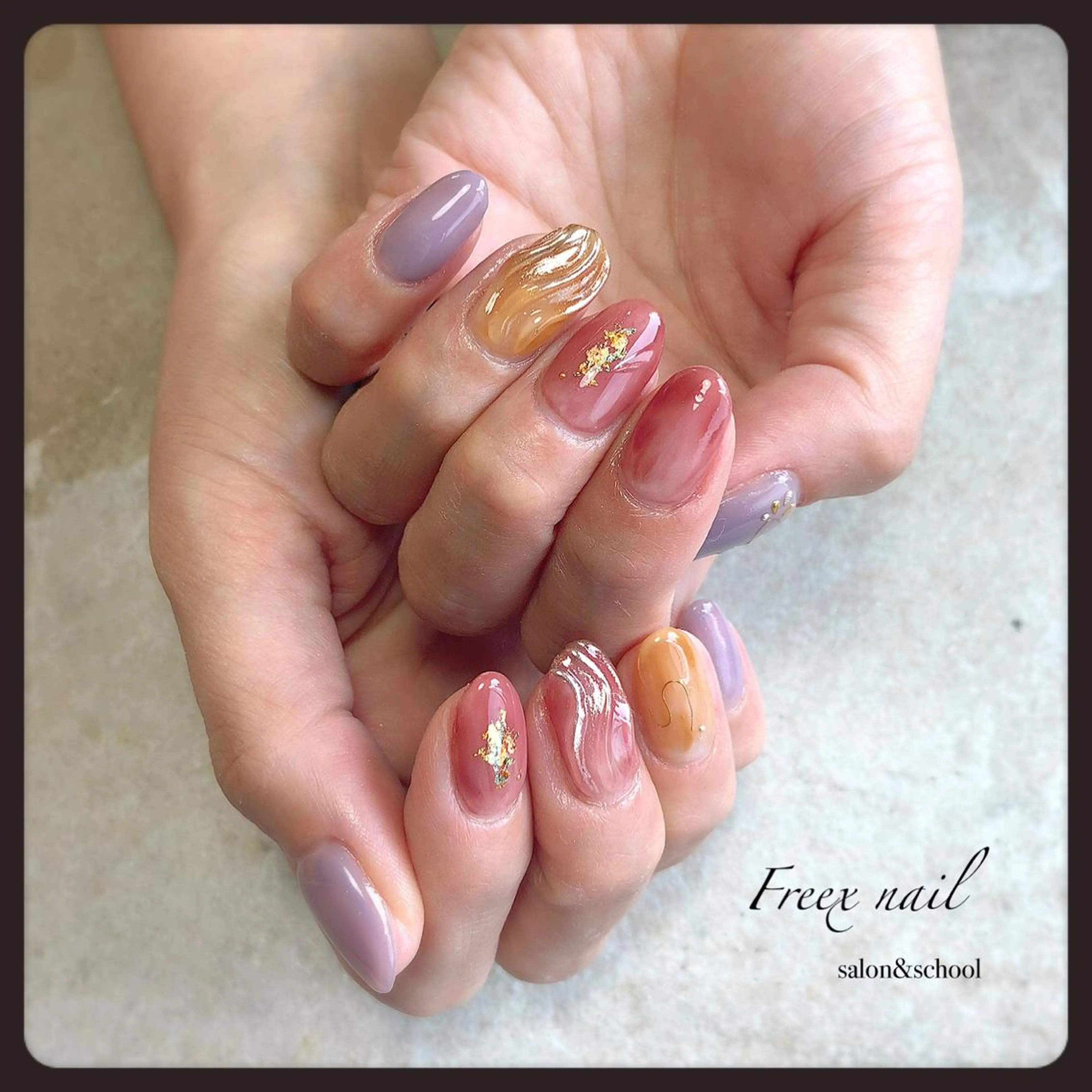 ネイル Freex nail所属・freex nail /ニュアンス/個性派のネイルデザイン