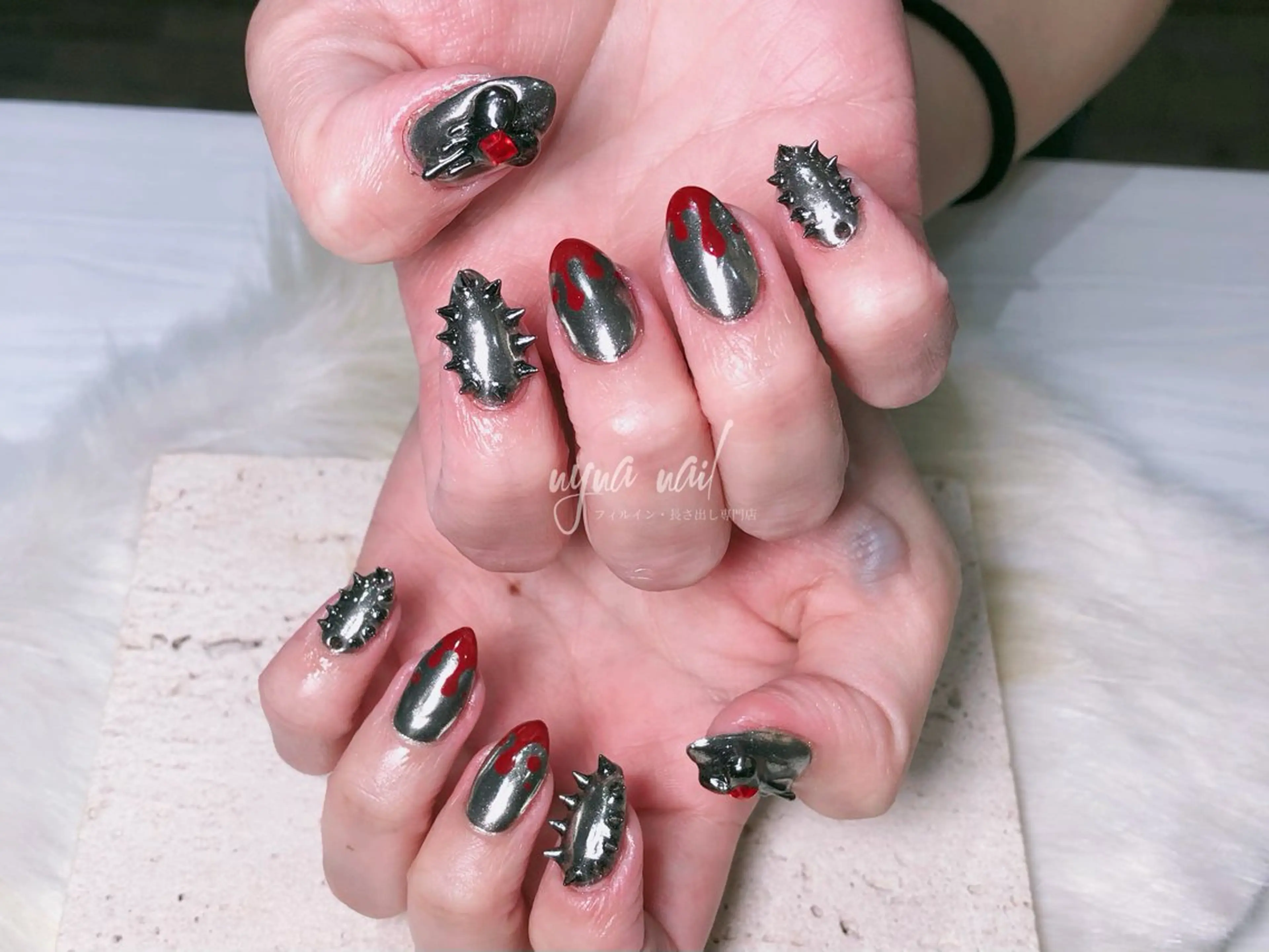 ネイル ハンドネイル 長さ出し専門 nynaのネイルデザイン