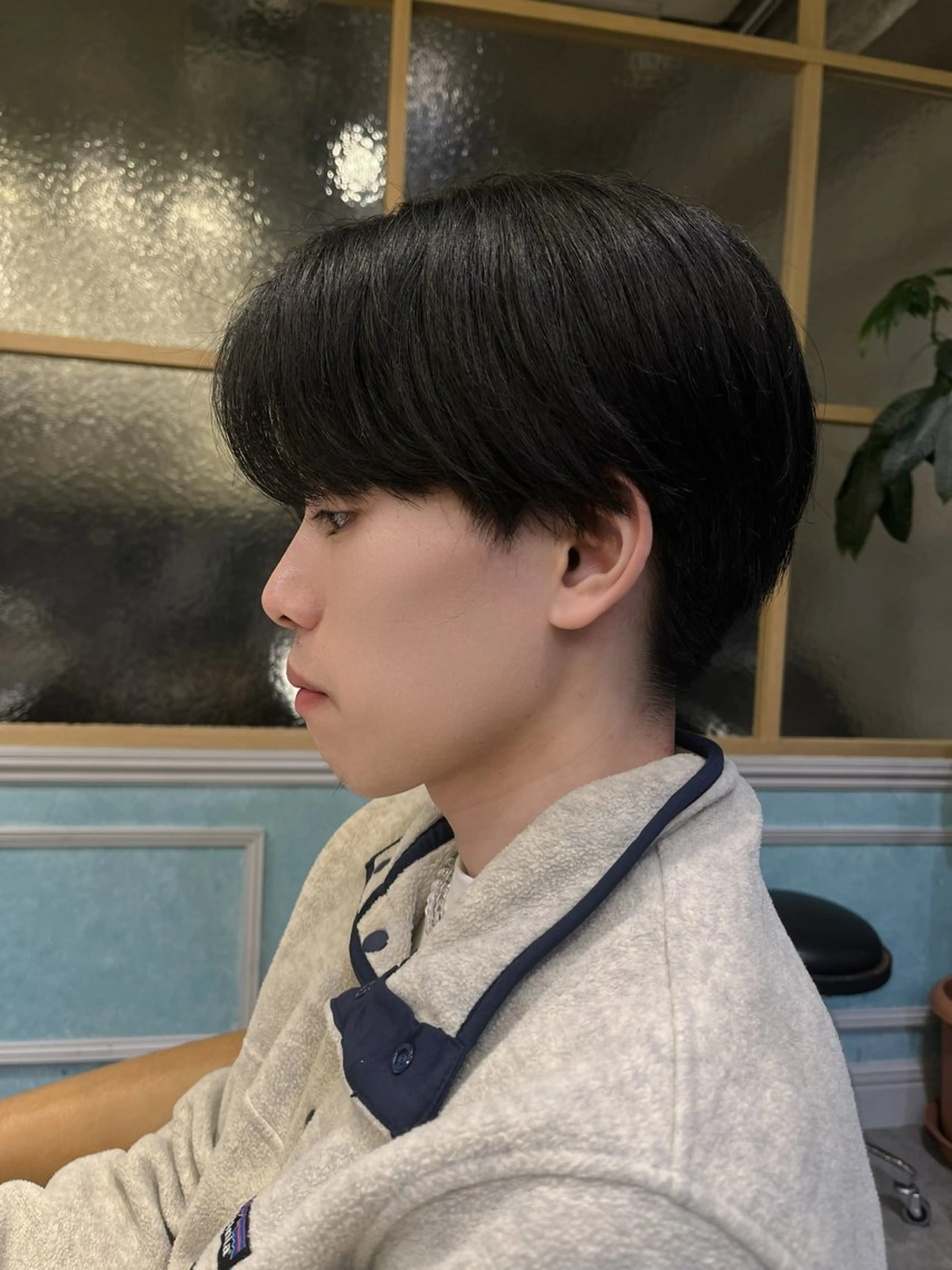 メンズ rinaブリーチなし 透明感カラーのヘアスタイル