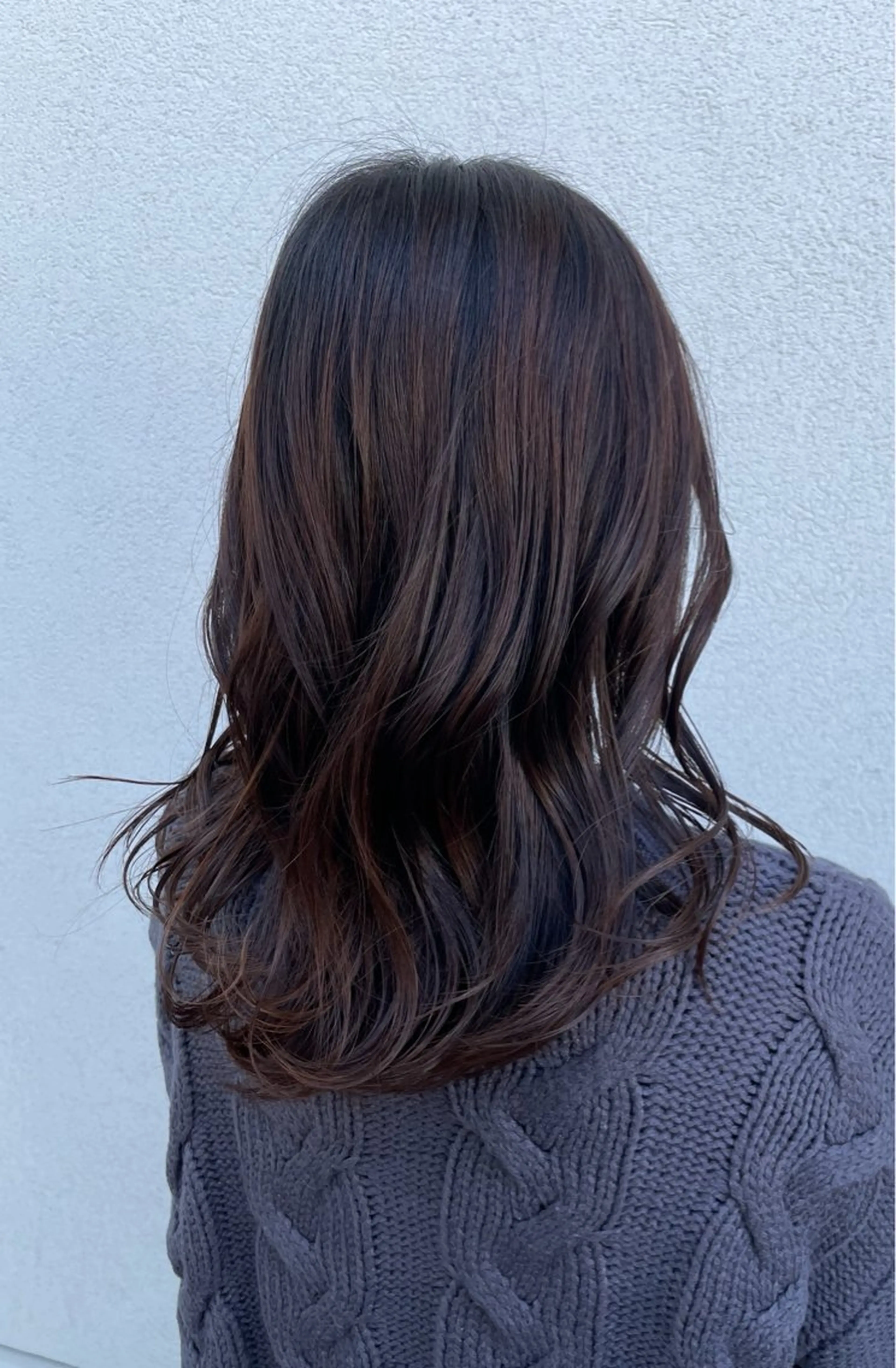 ロング カラー 【本陣】カット モデル/朝岡 慧のヘアスタイル