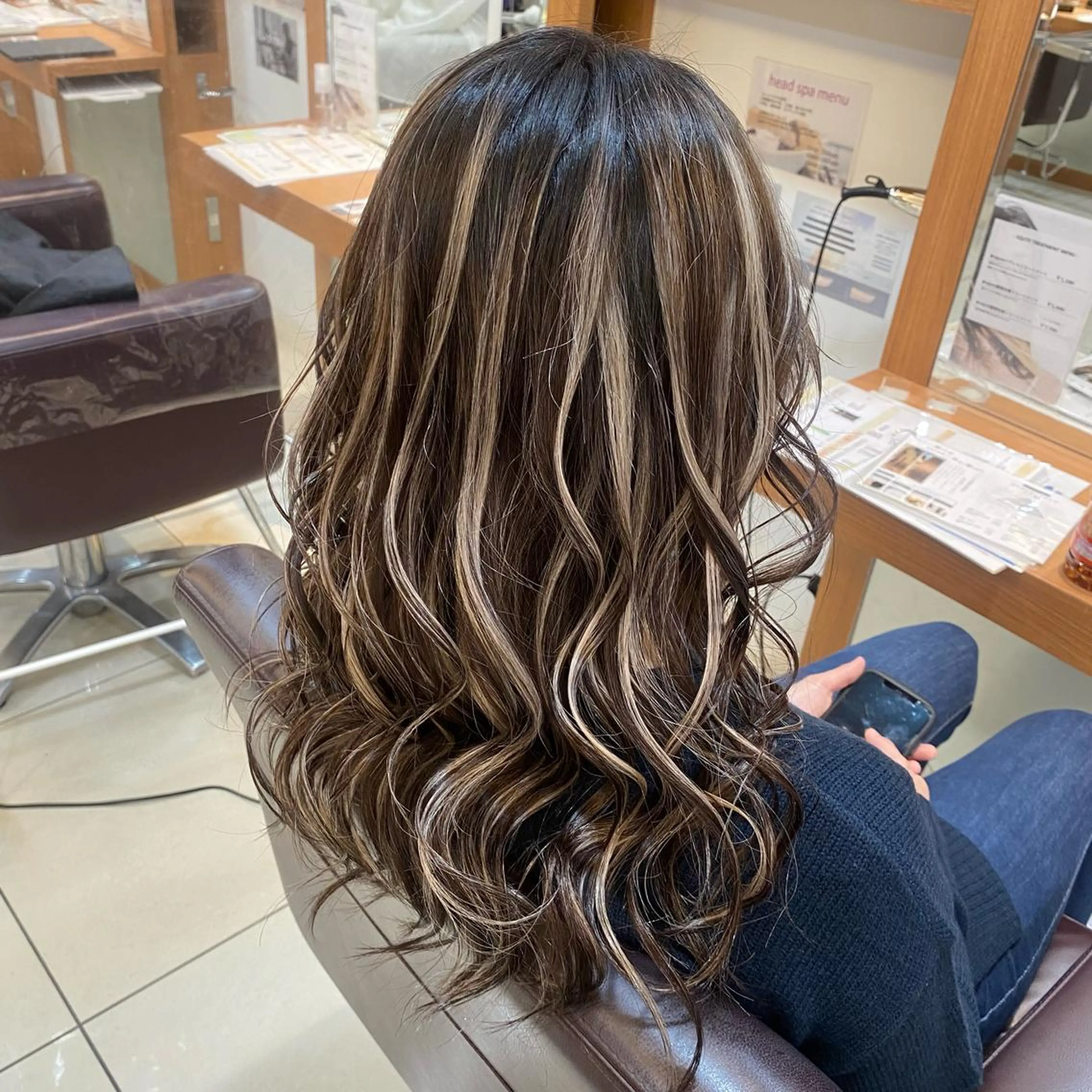 セミロング カラー ヘアカラー トリートメント 【カラー指名No 1✨】原田響のヘアスタイル