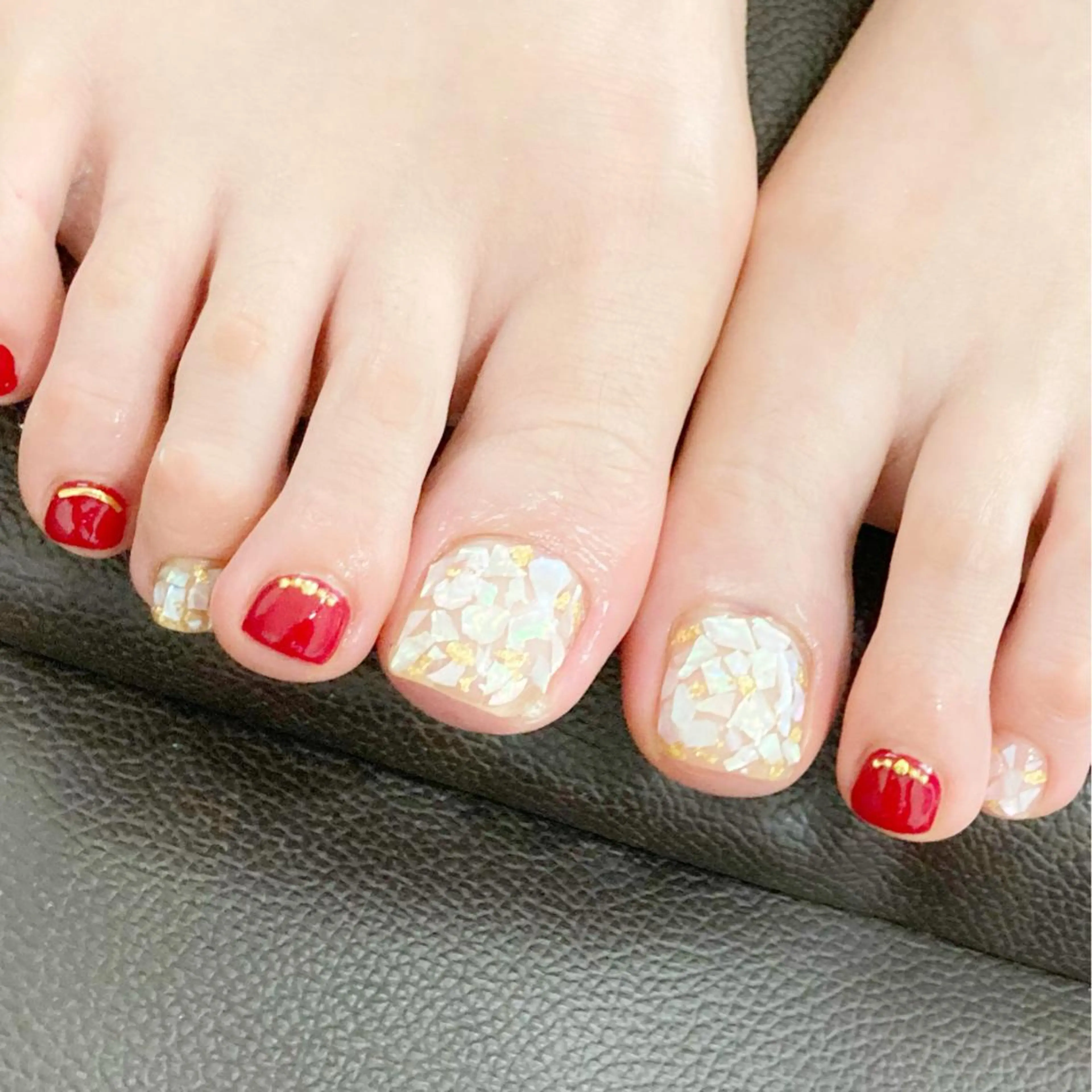 定額デザインフットネイル《オフ込》の写真