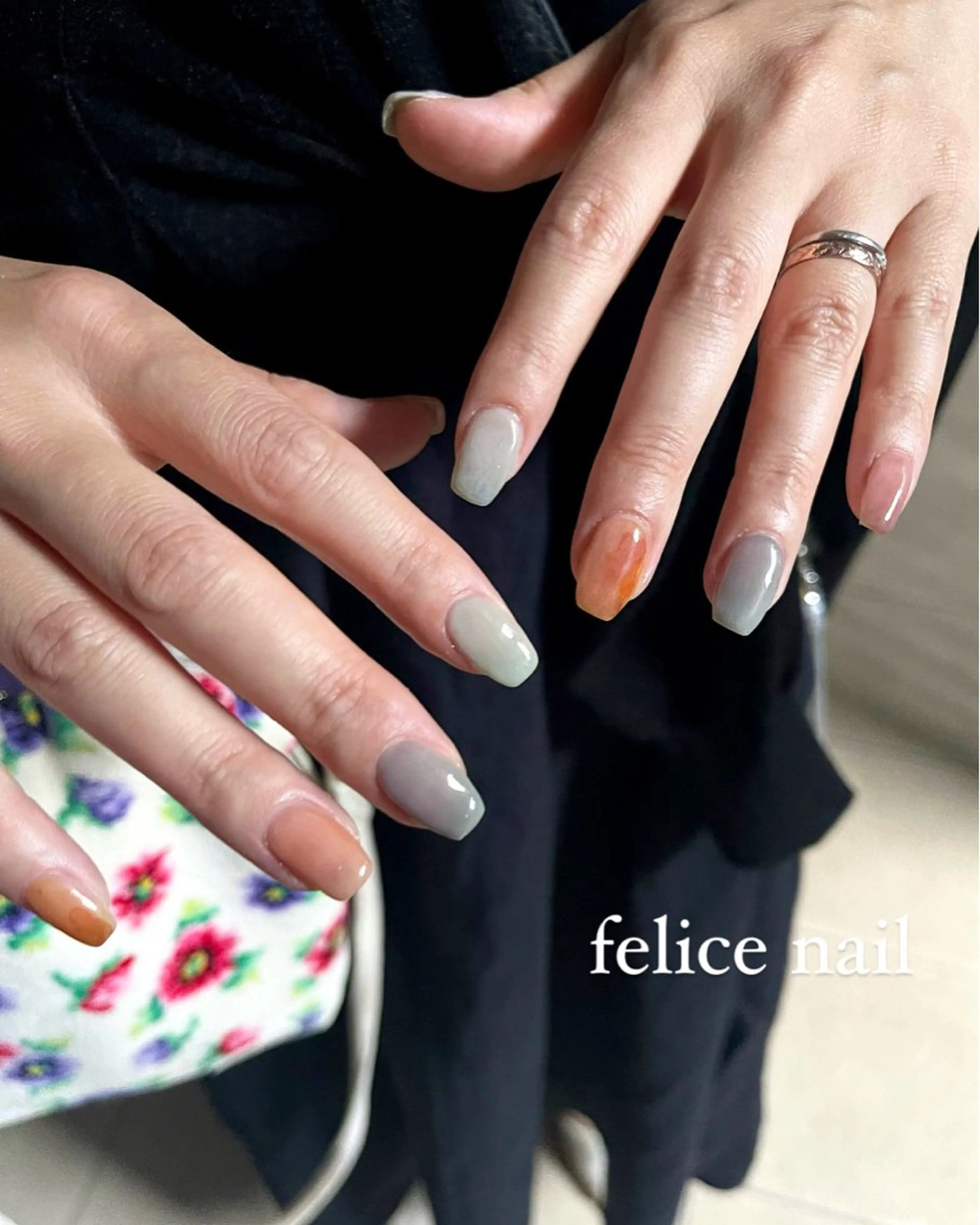 ネイル パステルネイル felice nailのネイルデザイン