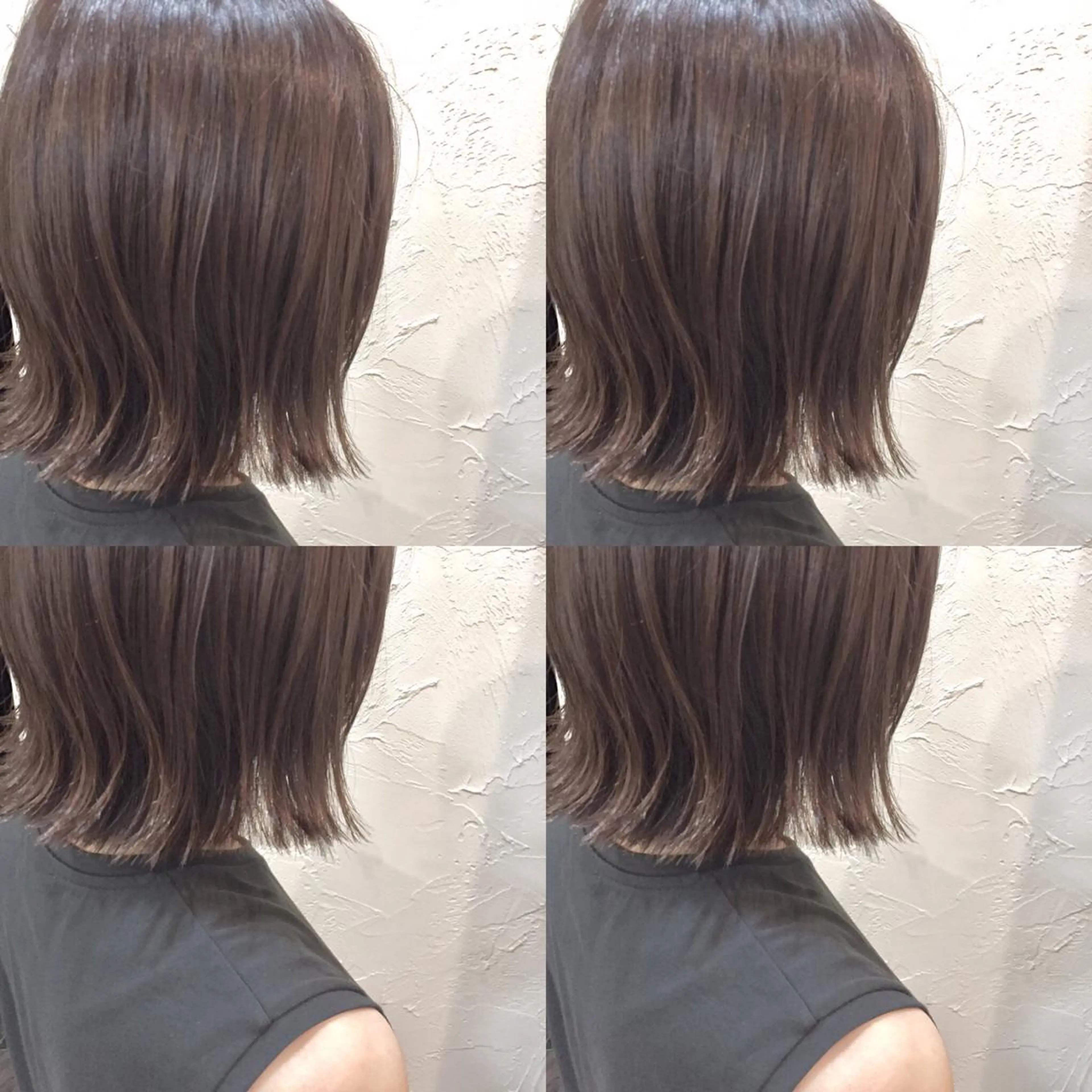 ショート カラー カット ヘアカラー トリートメント F． 梅田/ボブ/パーマのヘアスタイル