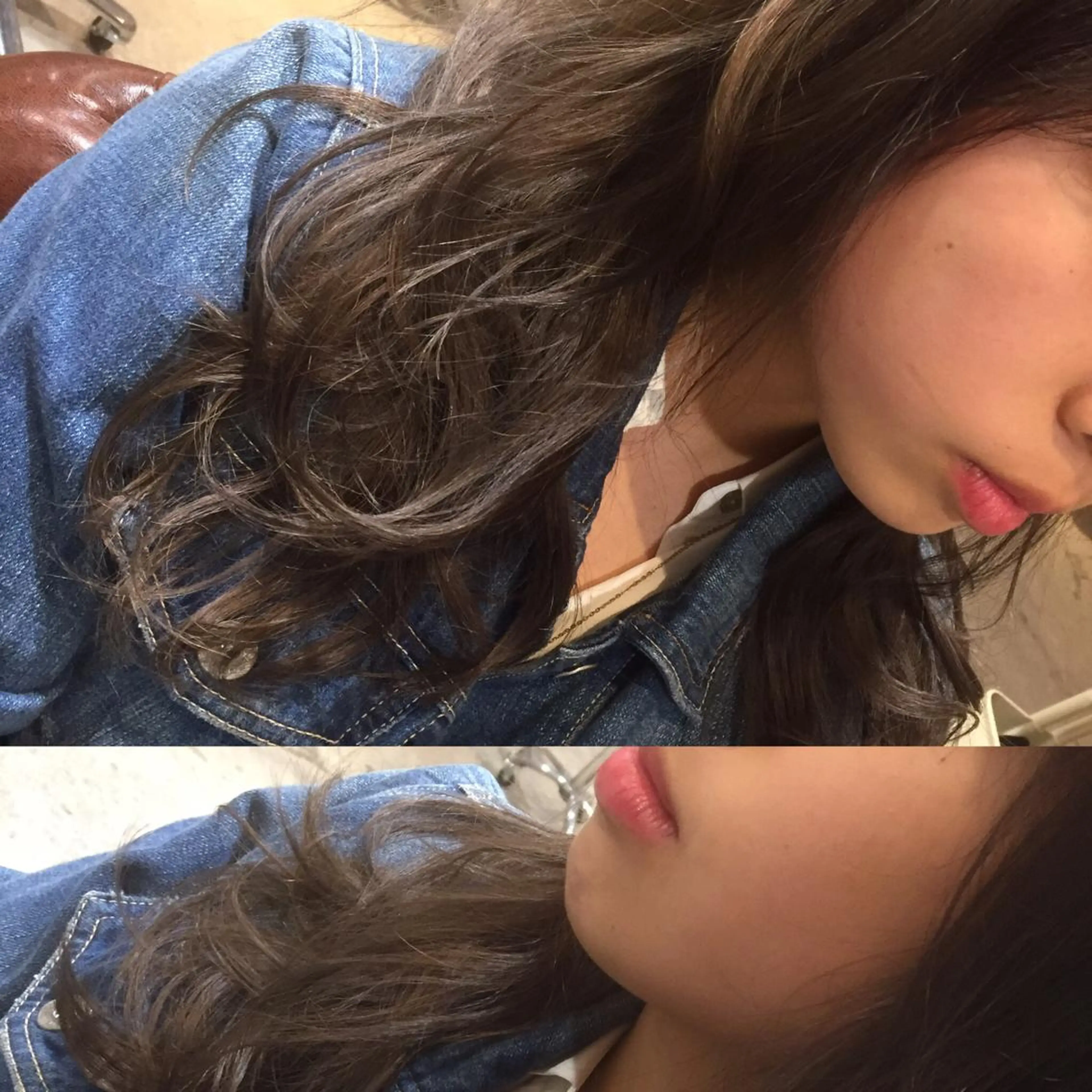 ロング カラー ブリーチ グレージュ 竹嶌 健吾のヘアスタイル