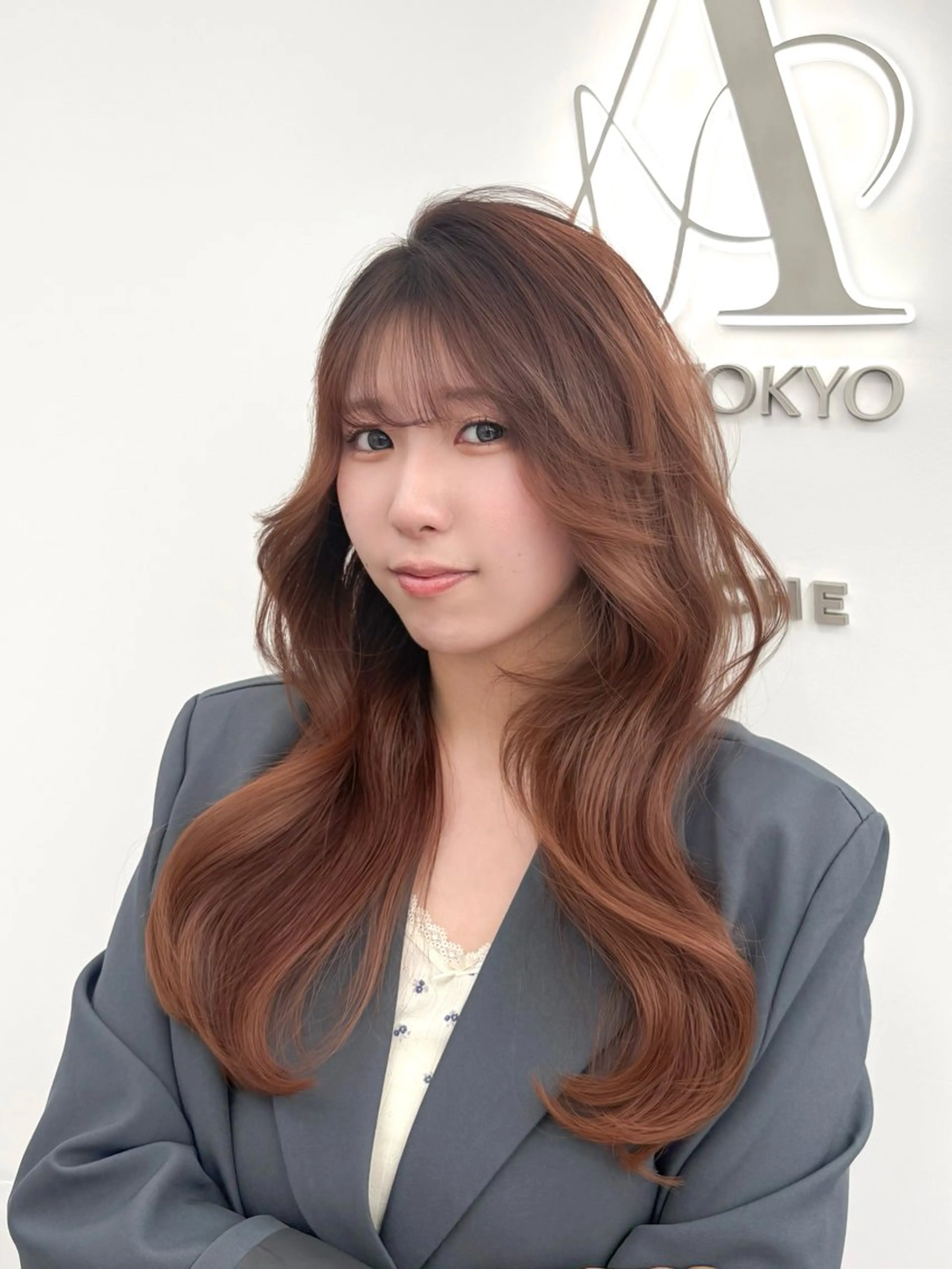 【🦋ご新規様美髪セット🤍】全体カット➕天使の艶カラー➕AYUNCHE 1stepトリートメント➕韓国風巻きの写真