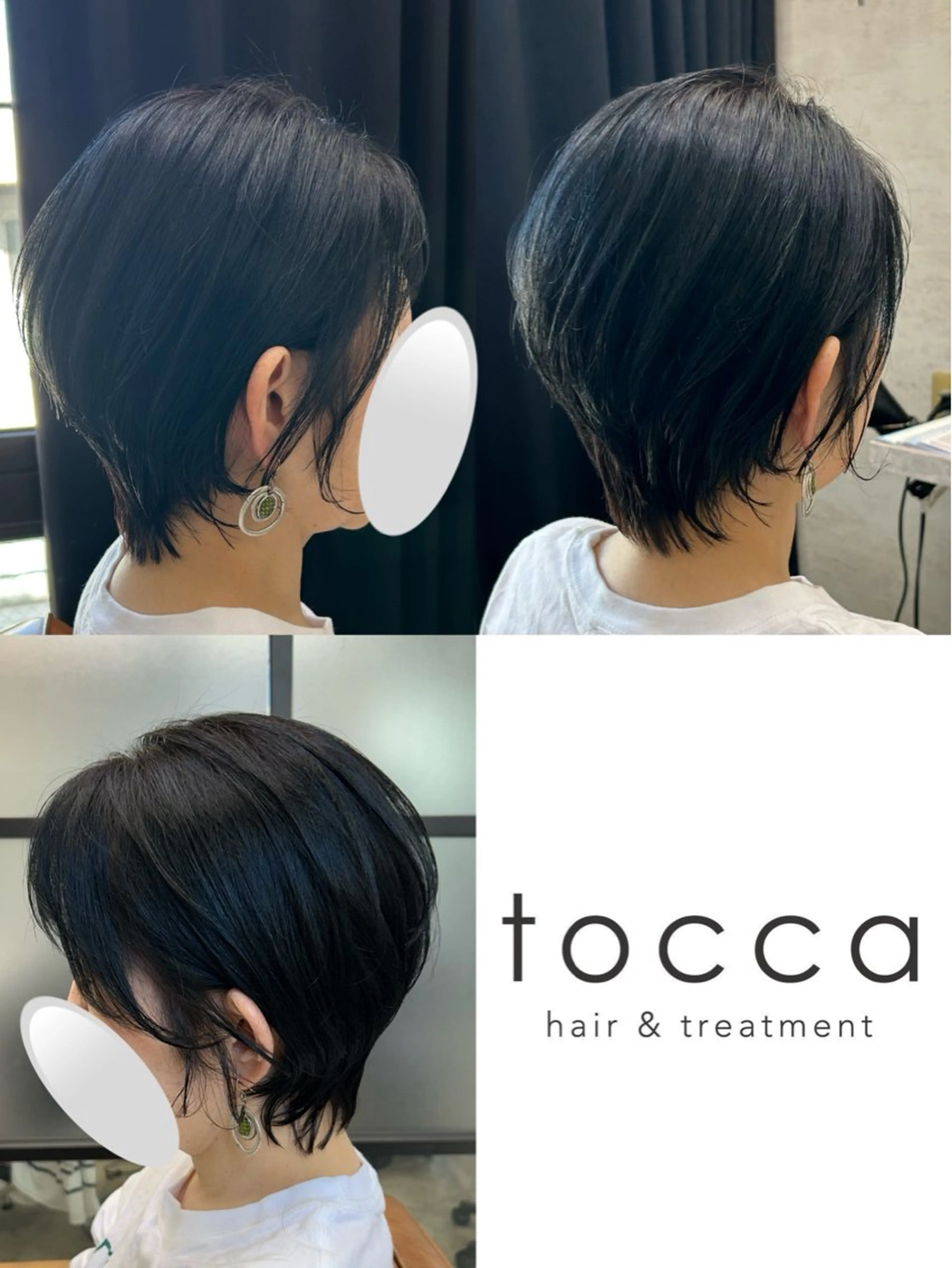 ショート 丸みショート ショートヘア カット 艶カラー吉祥寺🌸 KAZUEのヘアスタイル