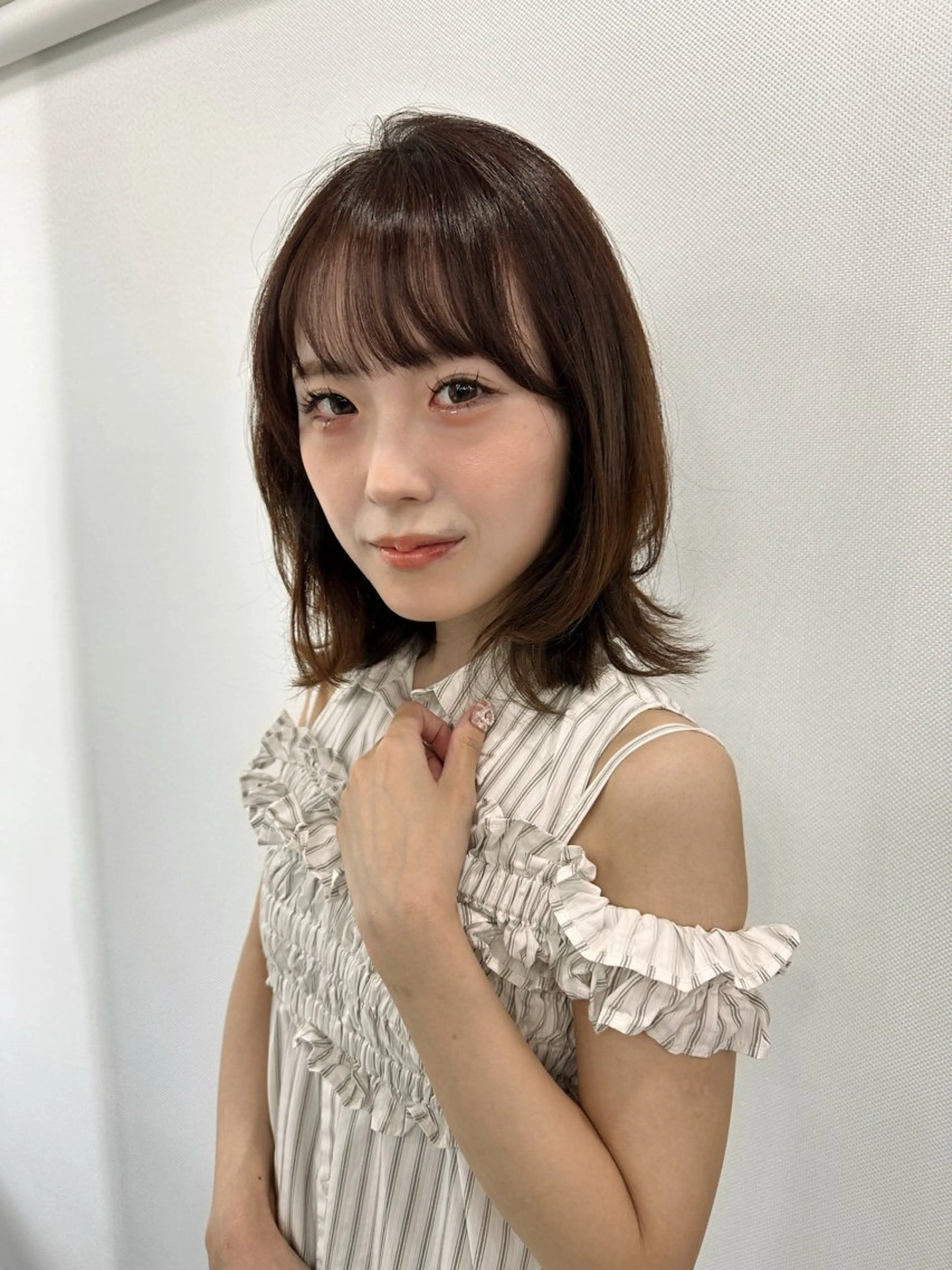 ミディアム カラー ヘアアレンジ カット ヘアカラー トリートメント Endearing所属・Endearing 北澤那未🌟銀座のヘアスタイル