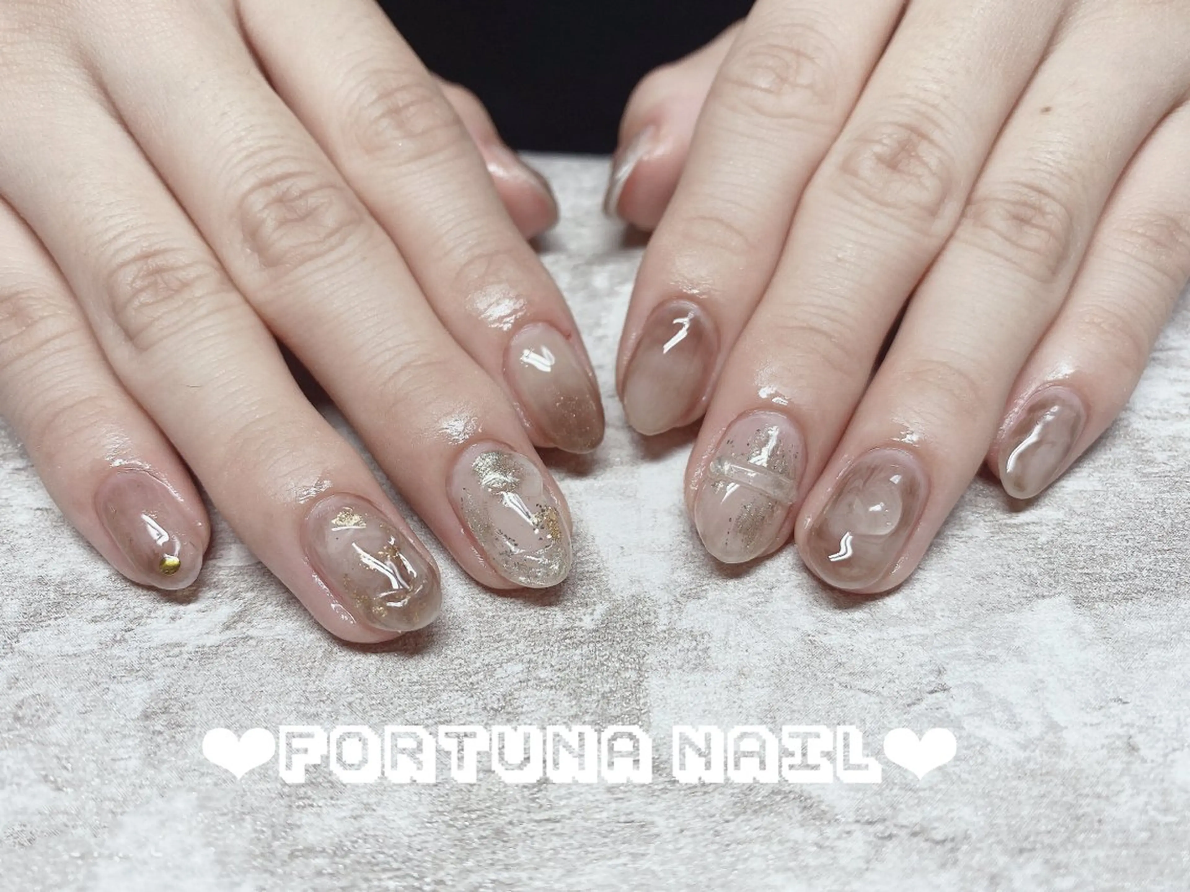 ネイル ハンドネイル ハンドケア Nail •Head スパFortunaのネイルデザイン