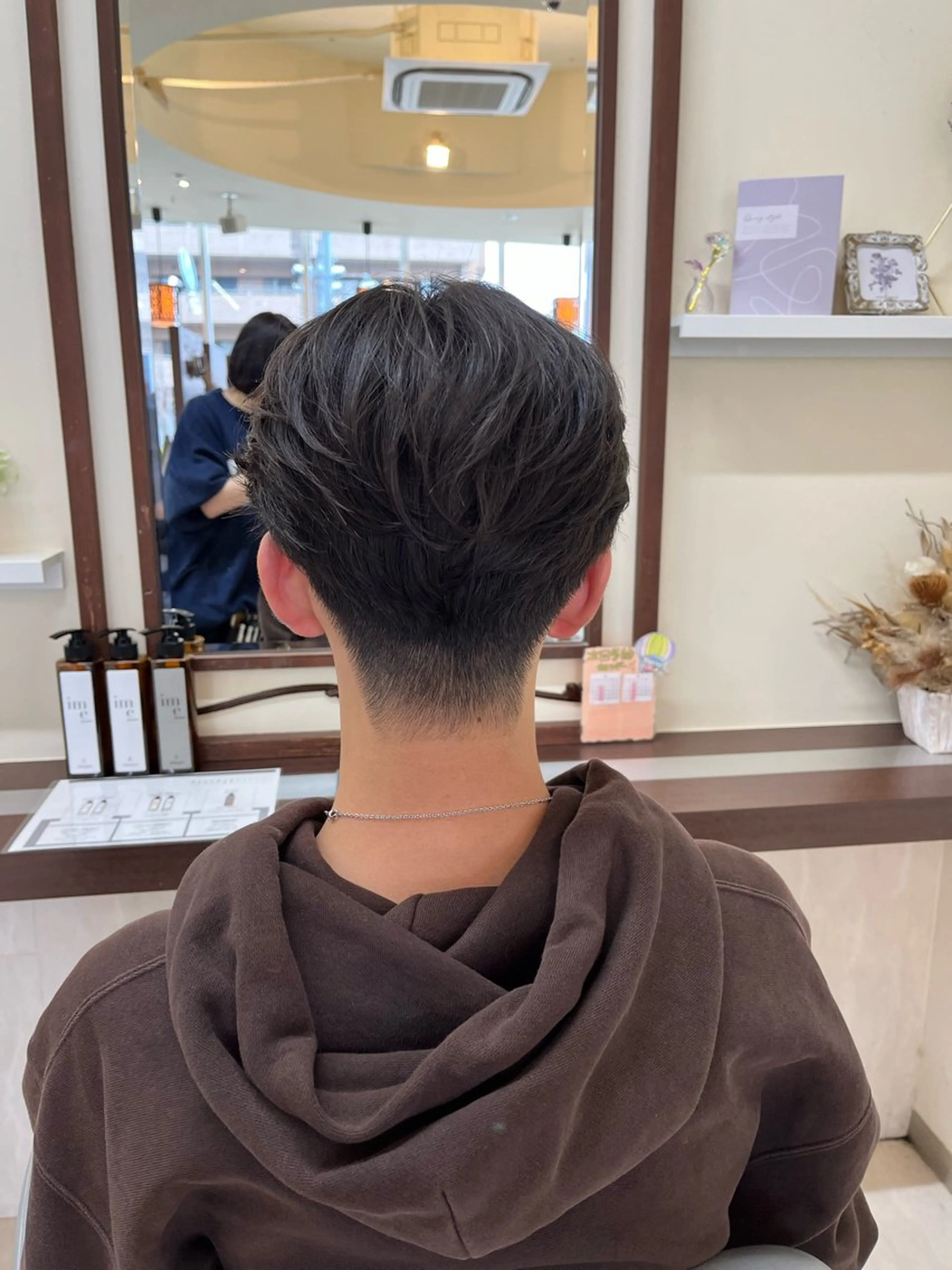 ショート メンズ マッシュ シースルーマッシュ 刈り上げ AROH  men's cut&men's perm 船橋店所属・🧊メンズ特化🧊 高木航希のヘアスタイル
