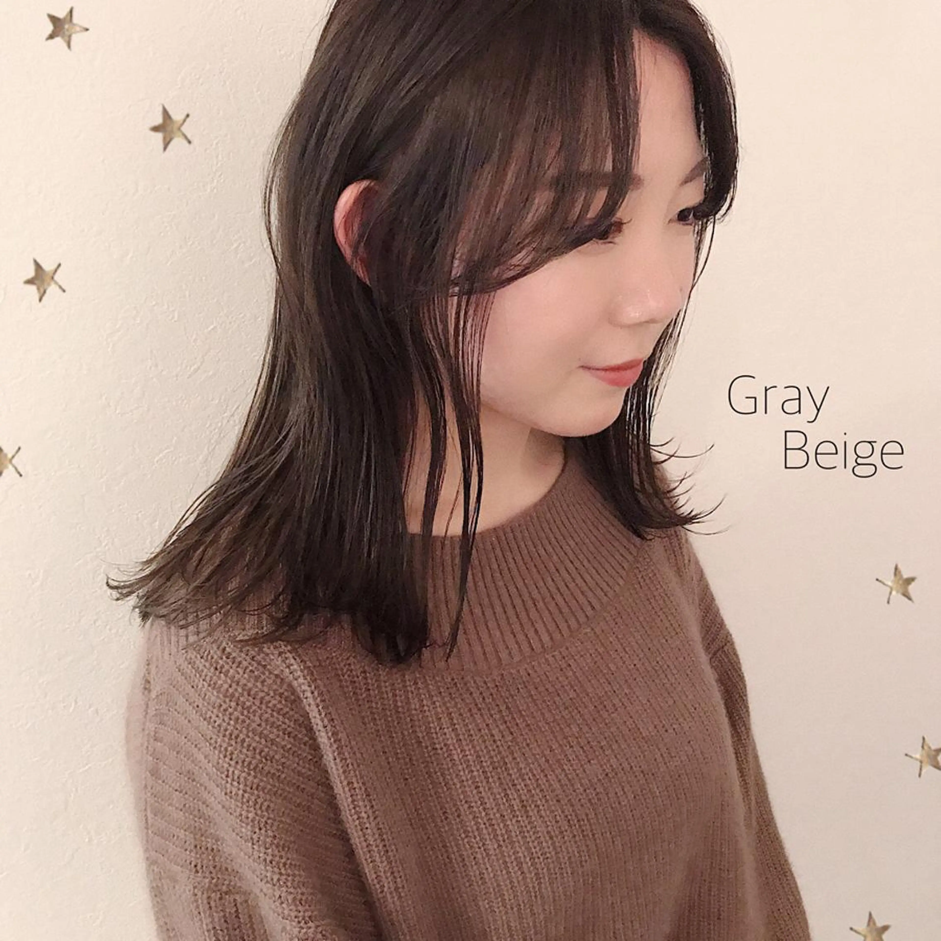 ミディアム カラー カット ヘアカラー トリートメント salon AKIRA所属・市川 千夏のヘアスタイル