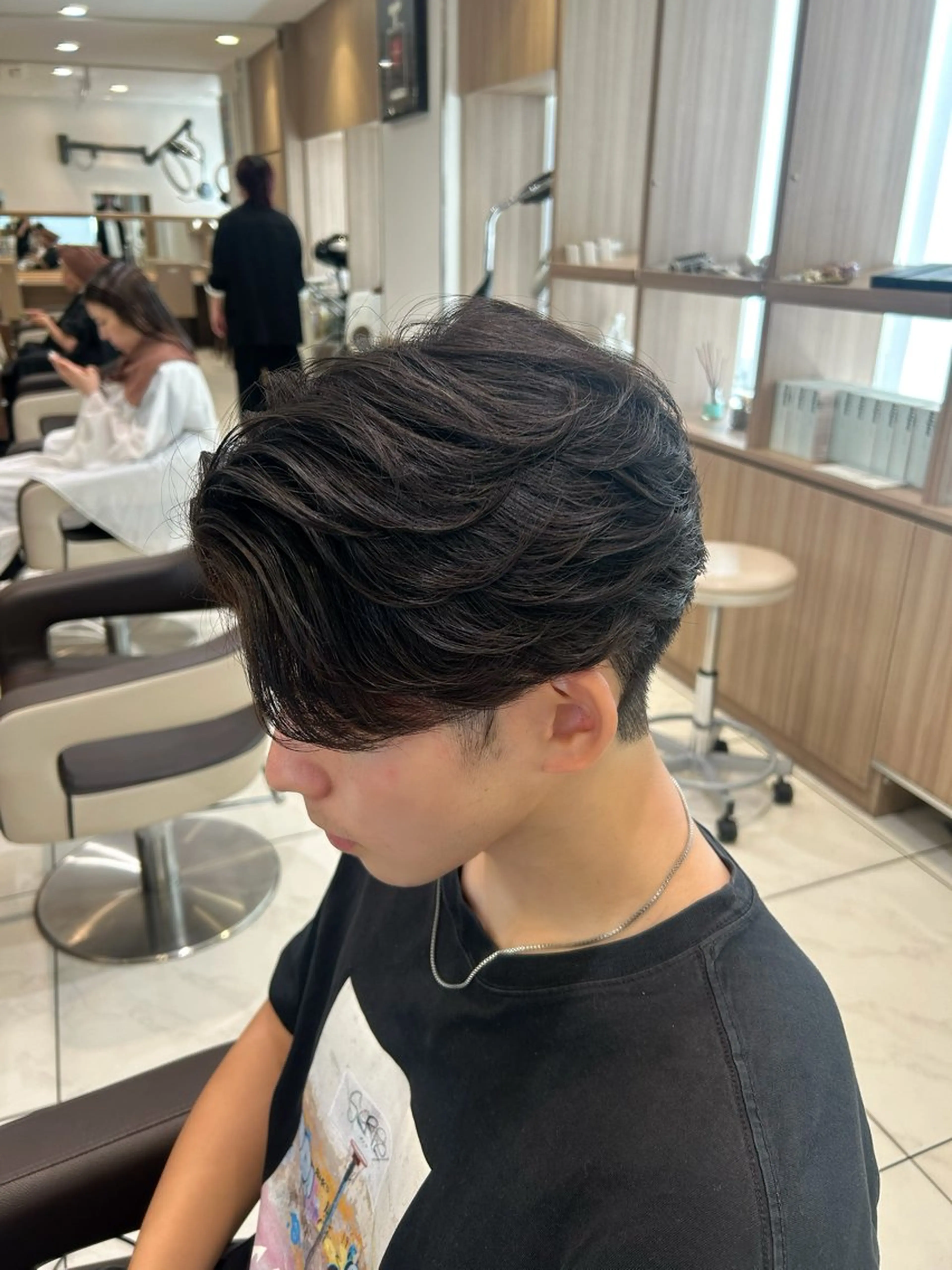 ✂️期間限定メニュー✂️🌈似合わせカット+炭酸シャンプー+曲がる髪質改善縮毛矯正+頭皮トリートメント🌈の写真