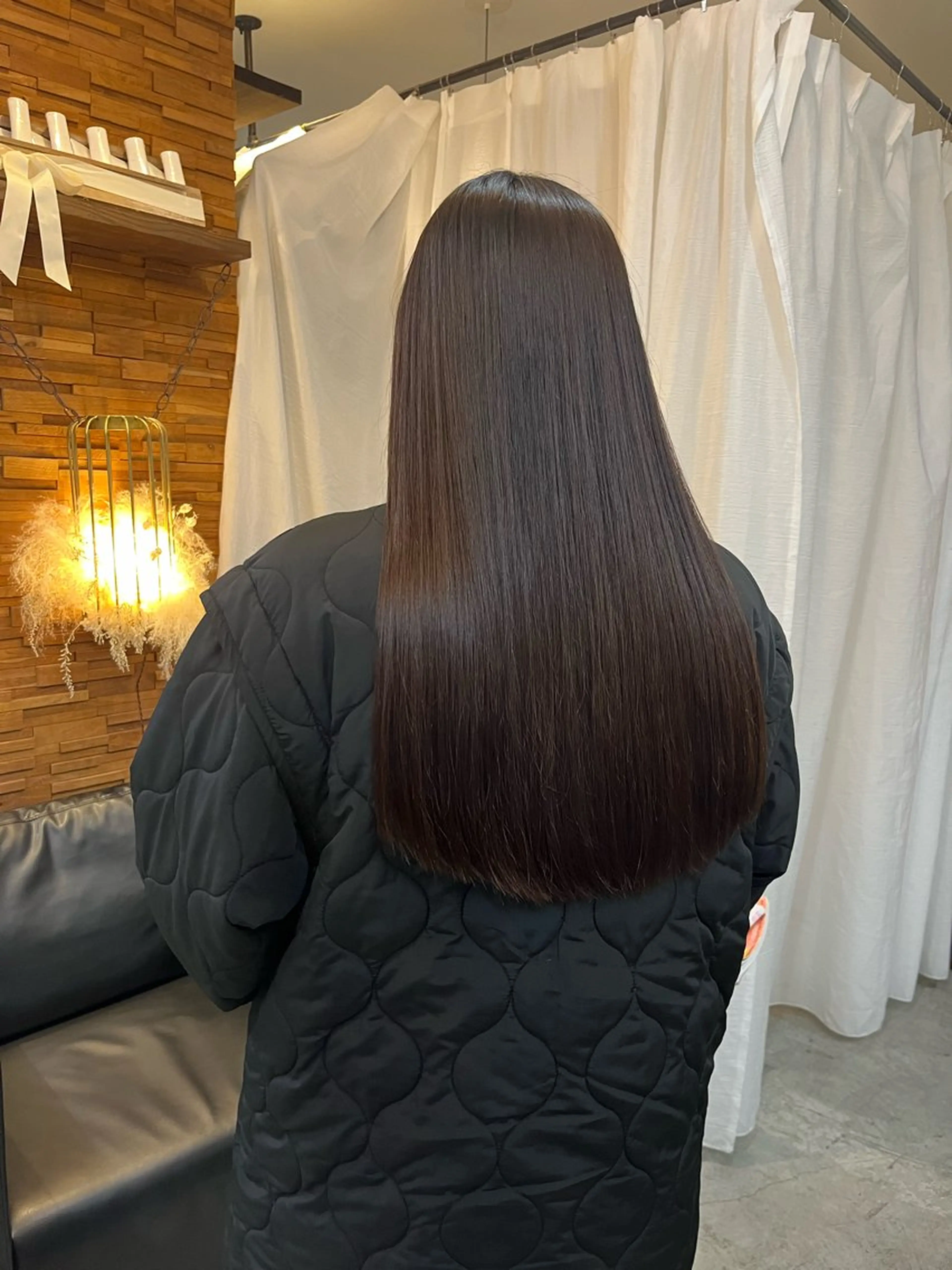 髪質改善ストレート＋カット＋トリートメントの写真