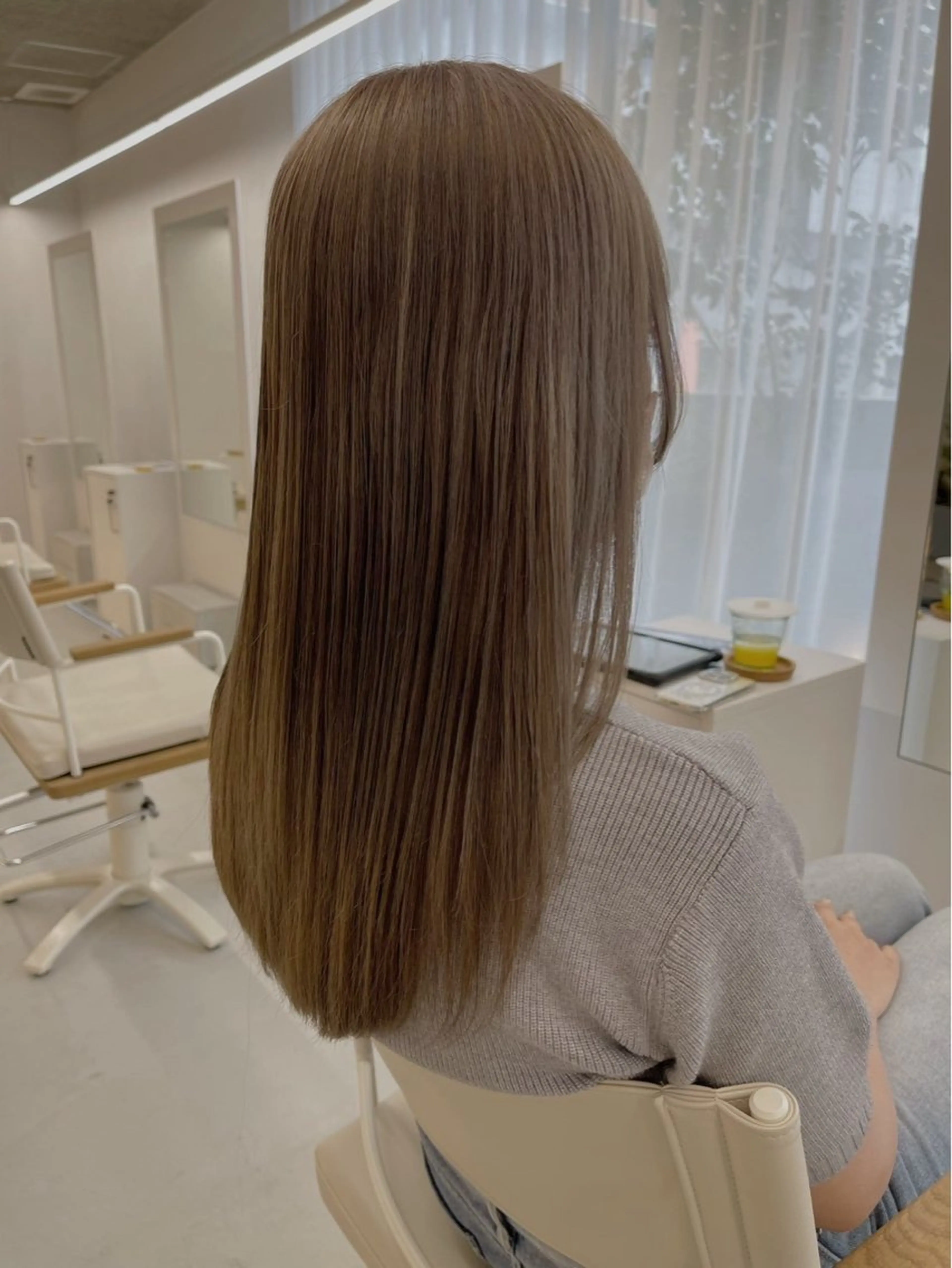 ロング カラー ハイトーン/艶髪/ 暗髪/韓国/sanaのヘアスタイル