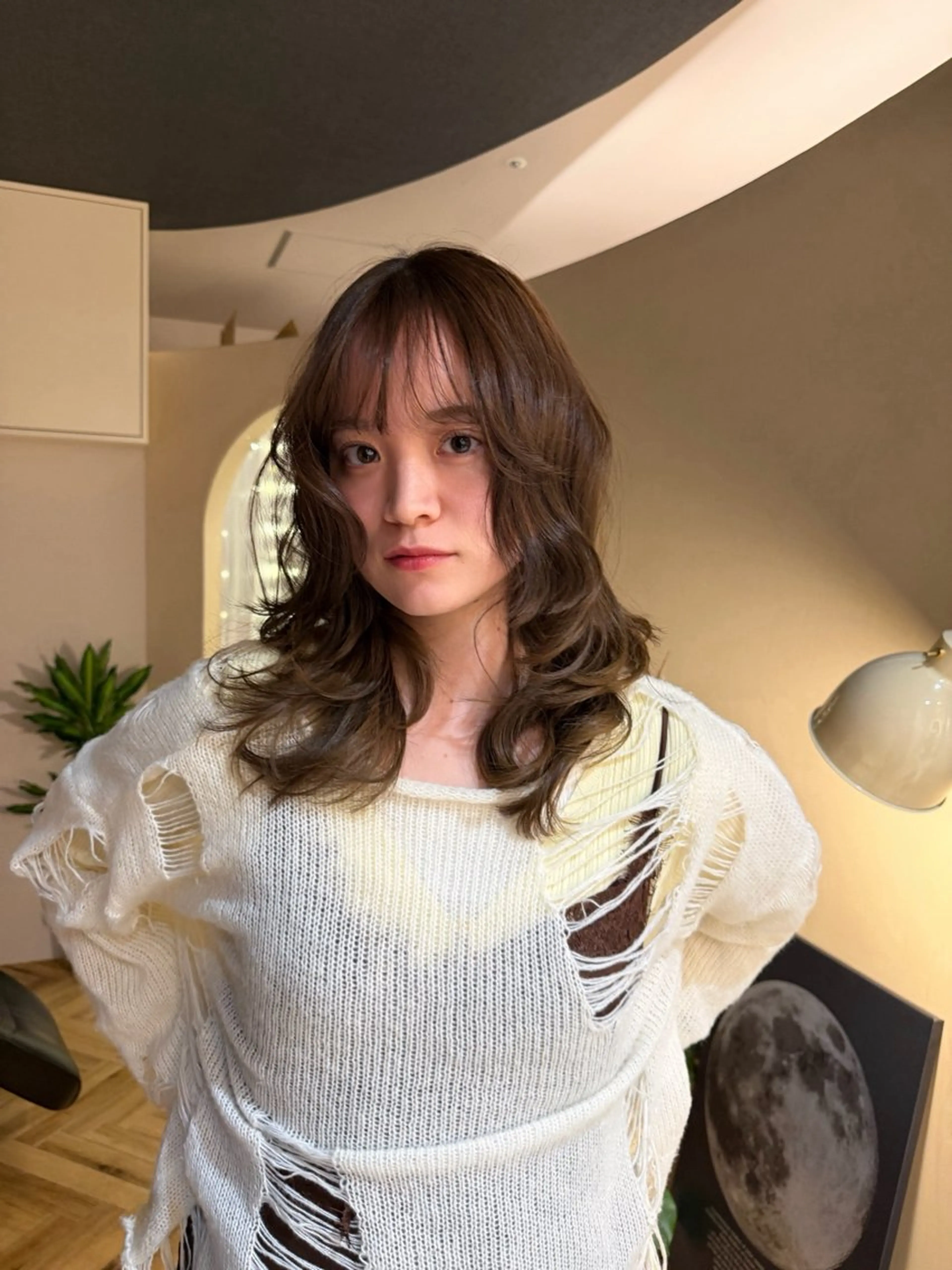 セミロング パーマ パーマ layer・bob カット/ YURIのヘアスタイル