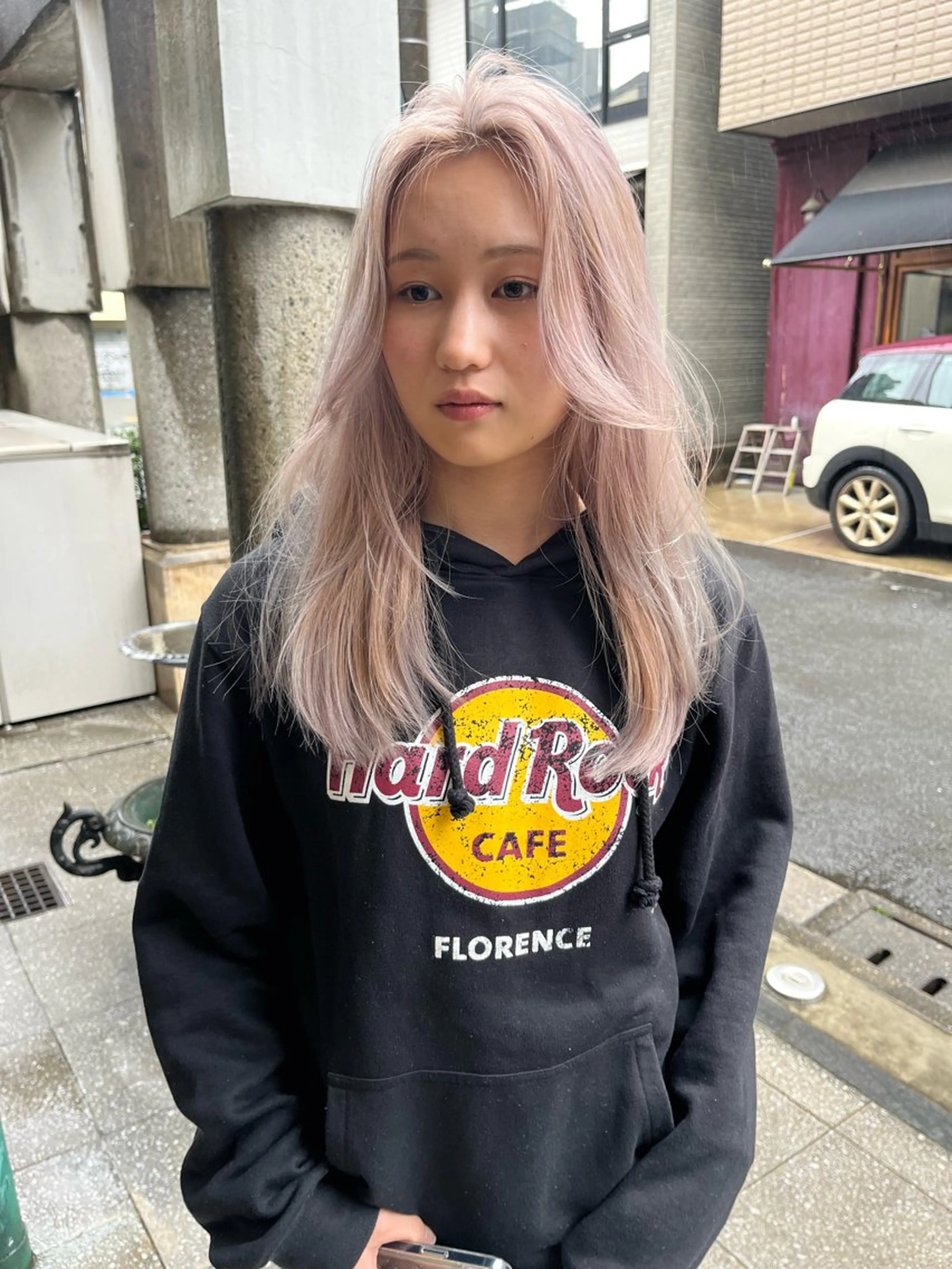 ロング カラー ヘアアレンジ ヘアカラー トリートメント ハイトーン/美髪矯正 🍃大江拓実のヘアスタイル