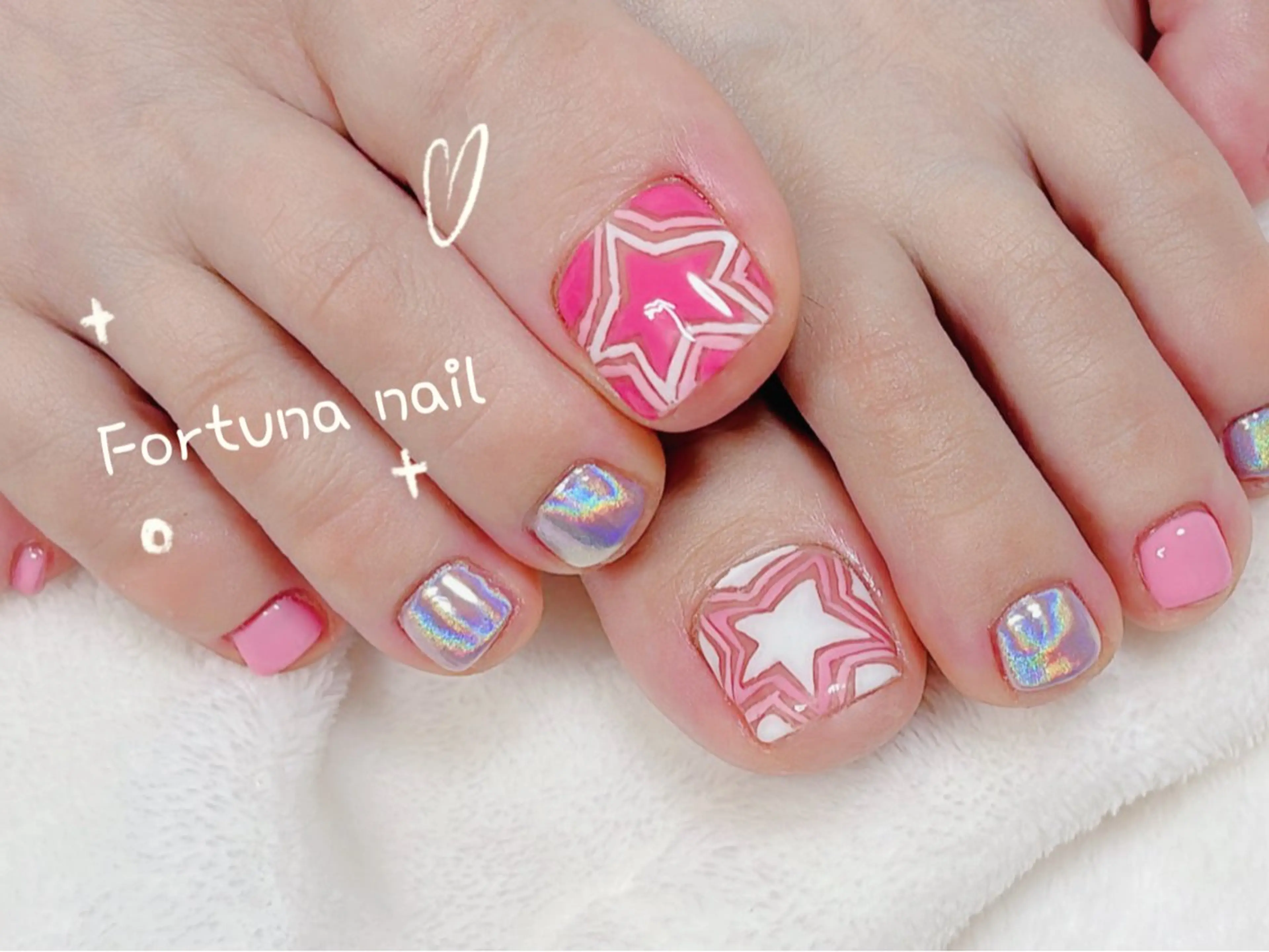 ネイル フットネイル Nail •Head スパFortunaのネイルデザイン