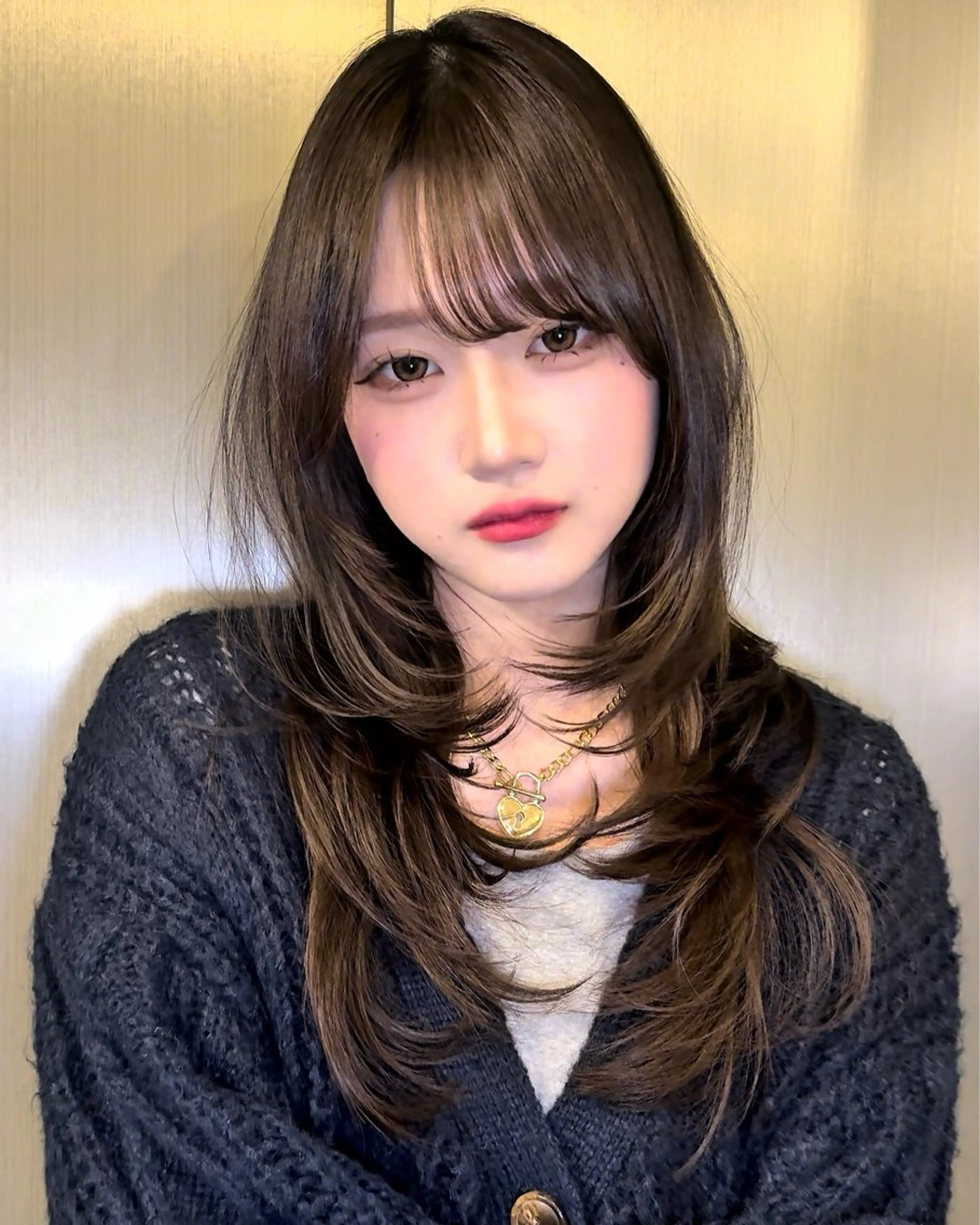 ロング カラー ブリーチ ダブルカラー グレージュ ブリーチなしカラー 髪質改善 カット ヘアカラー トリートメント ダメージレス美容師 🌱水島侑理のヘアスタイル