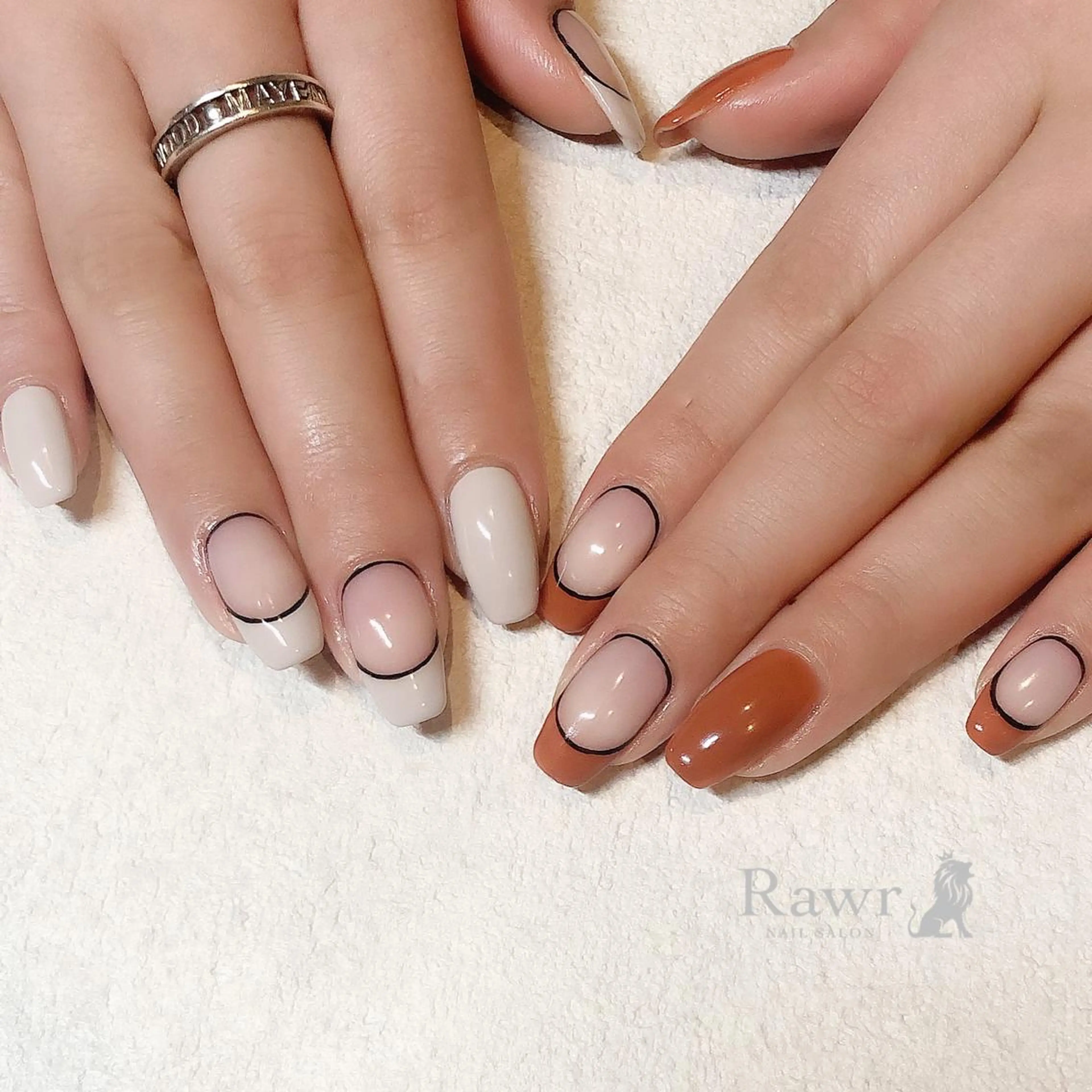 ネイル ハンドネイル Rawr / saoriのネイルデザイン