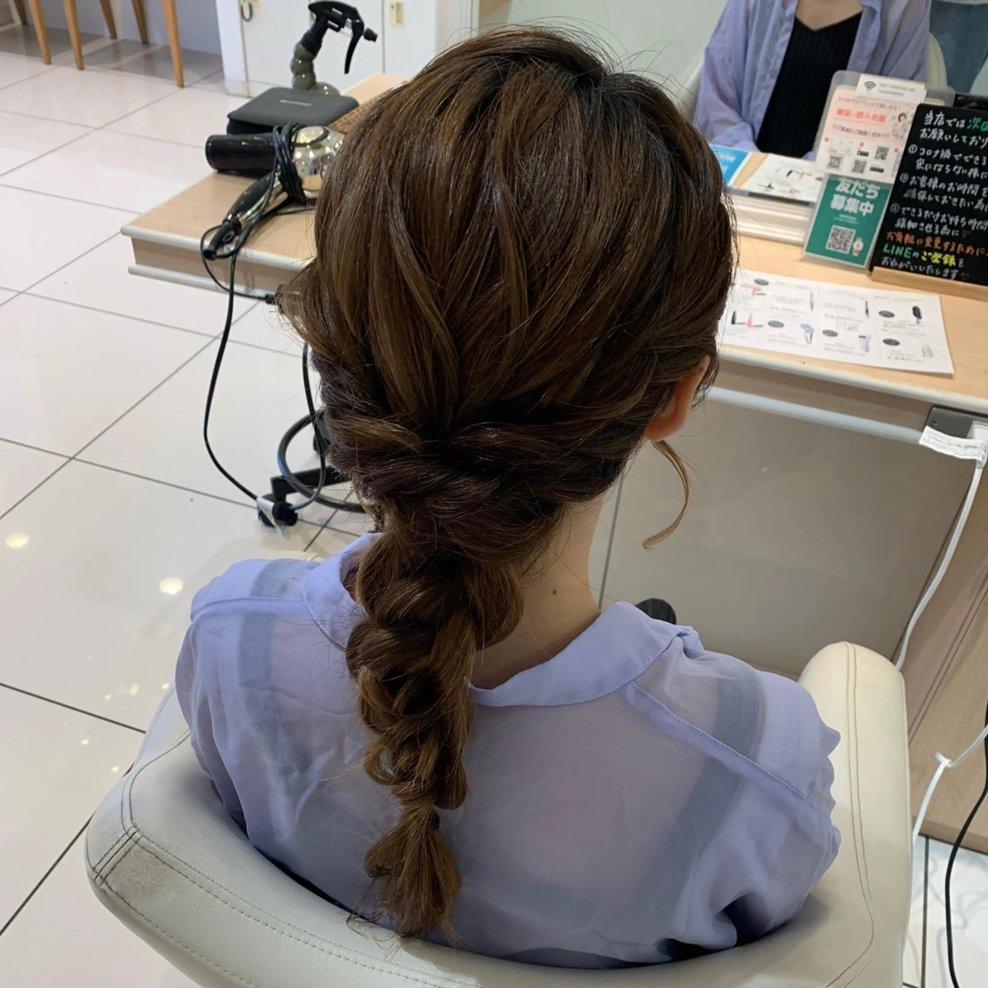 ロング ヘアアレンジ ヘアセット 宮永 璃沙のヘアスタイル