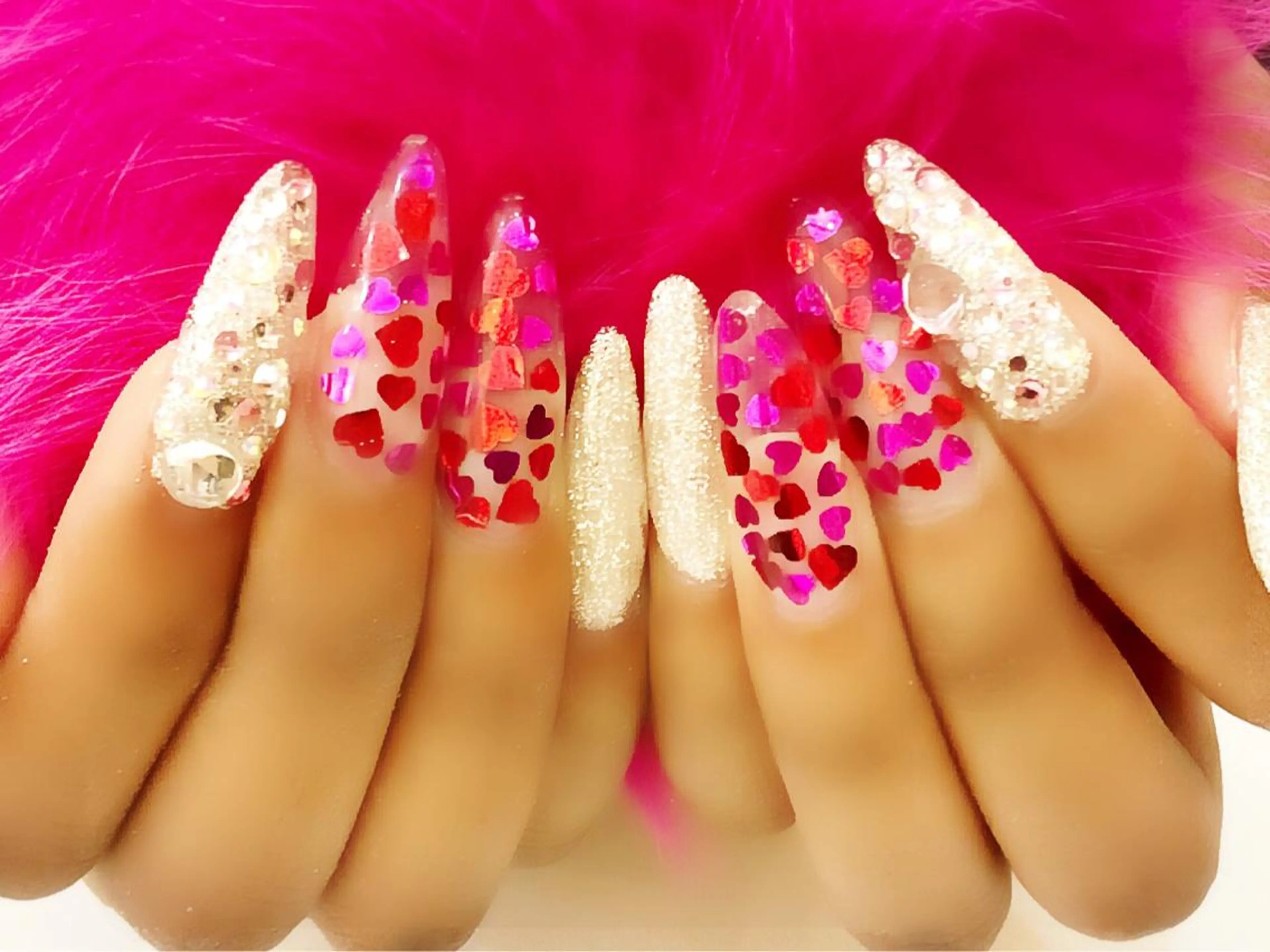 ロング カラー メンズ キッズ ネイル NAILSGOGO shibuyaのネイルデザイン