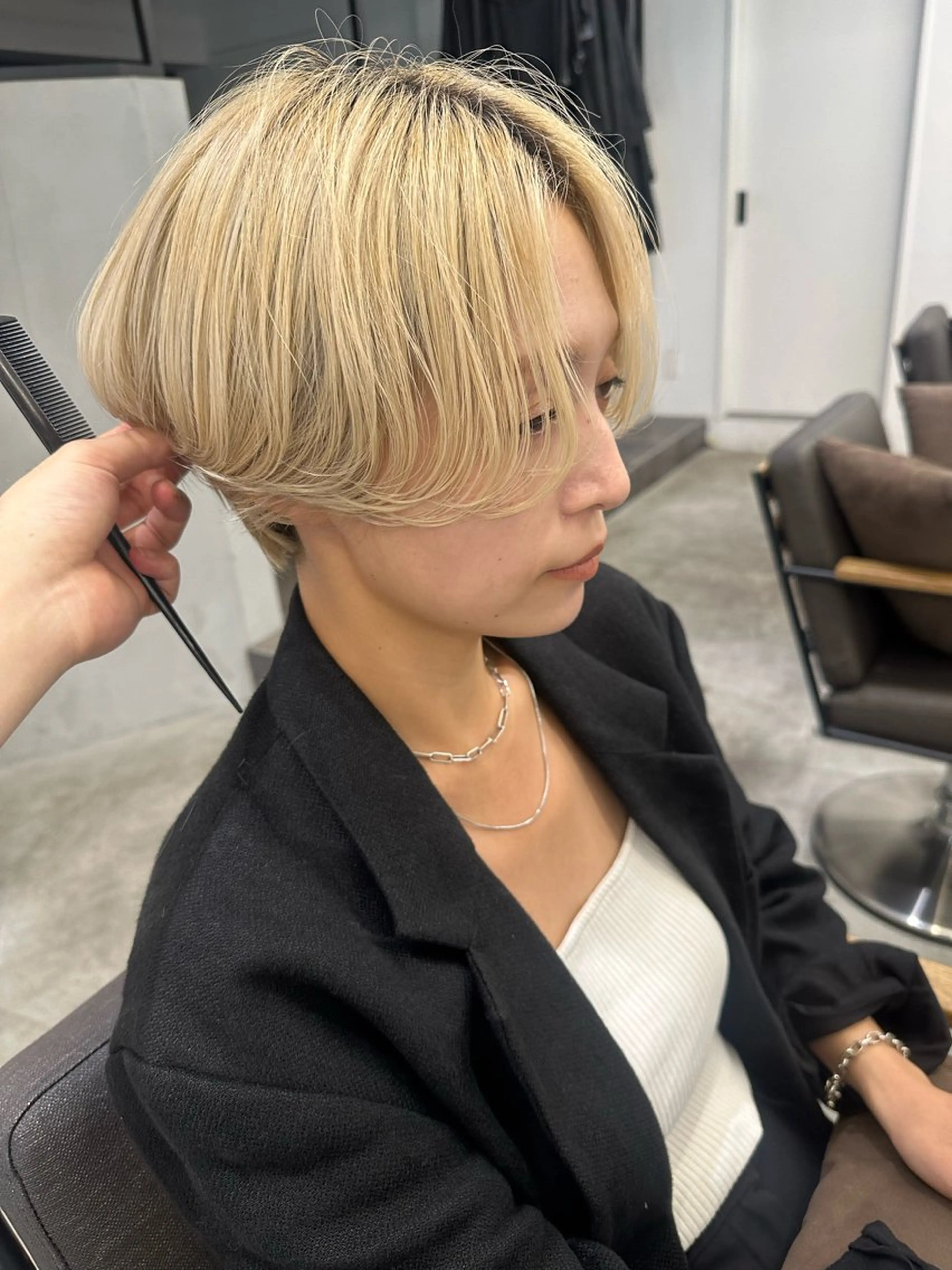 ショート カット 骨格診断で絶対可愛い ✨丸みショート✨凌弥のヘアスタイル