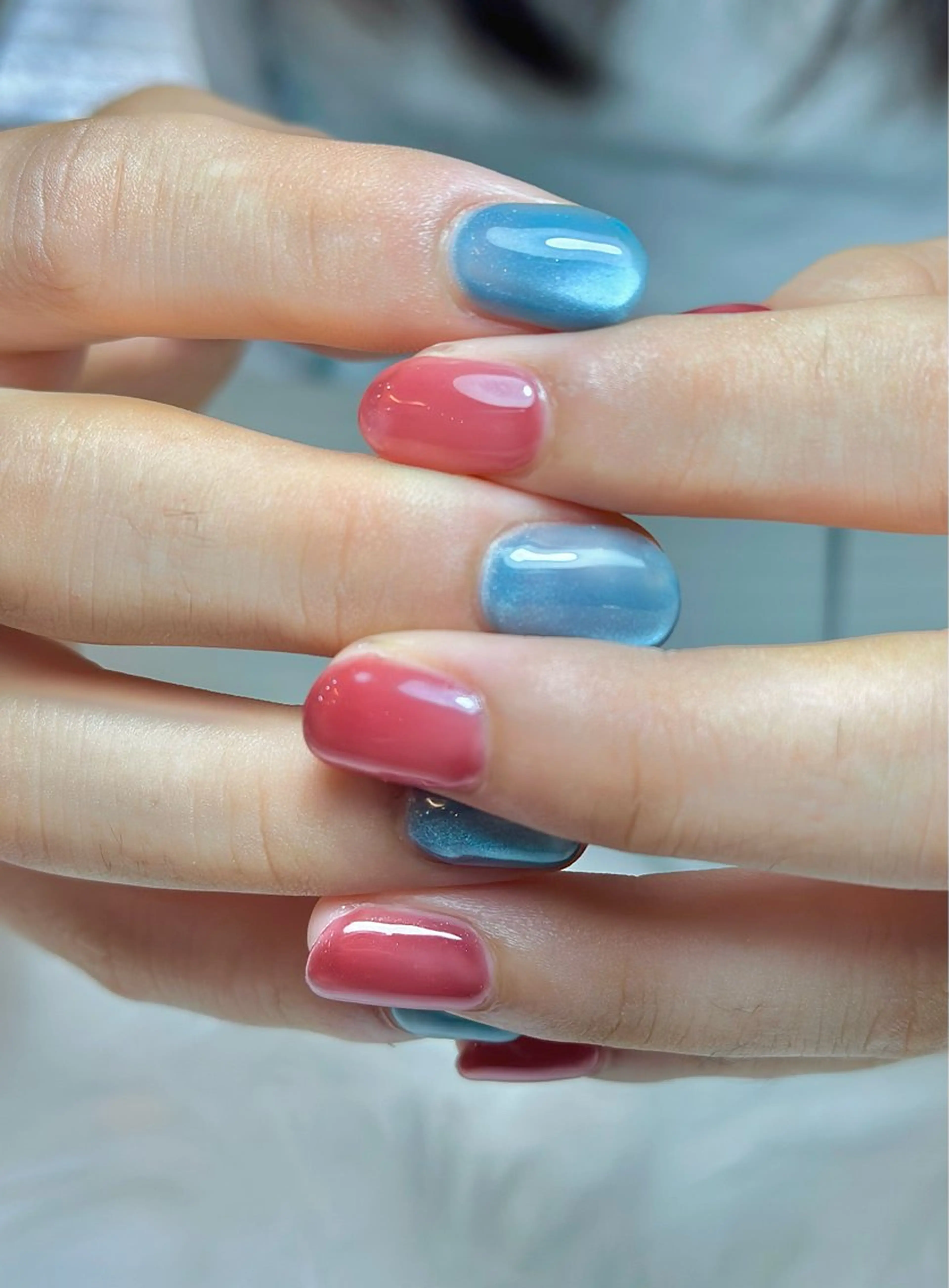 ネイル ジェルネイル マグネットネイル ハンドネイル m_nail所属・O Mayaのネイルデザイン