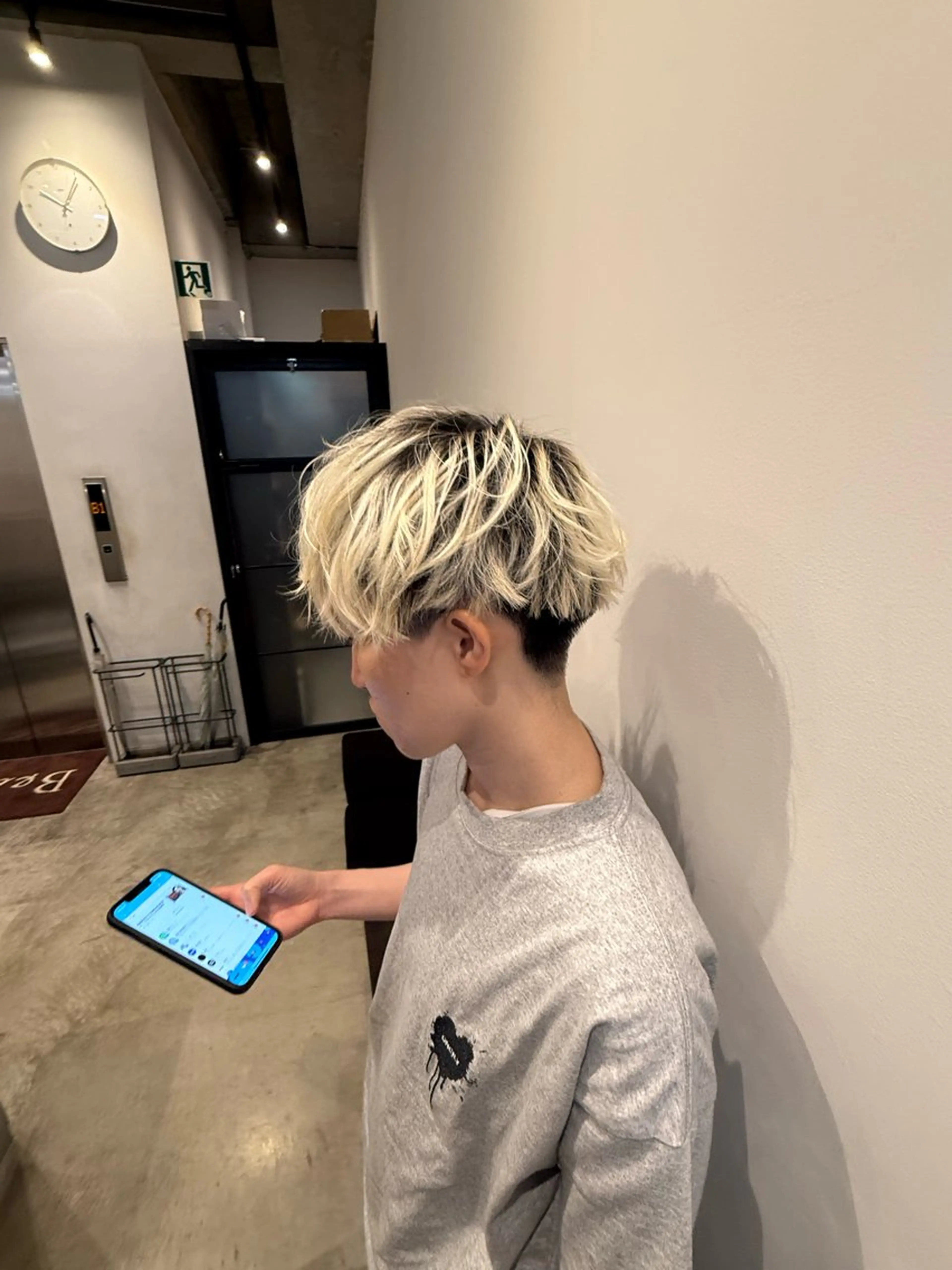 メンズ マッシュ 川口開世 cutのヘアスタイル