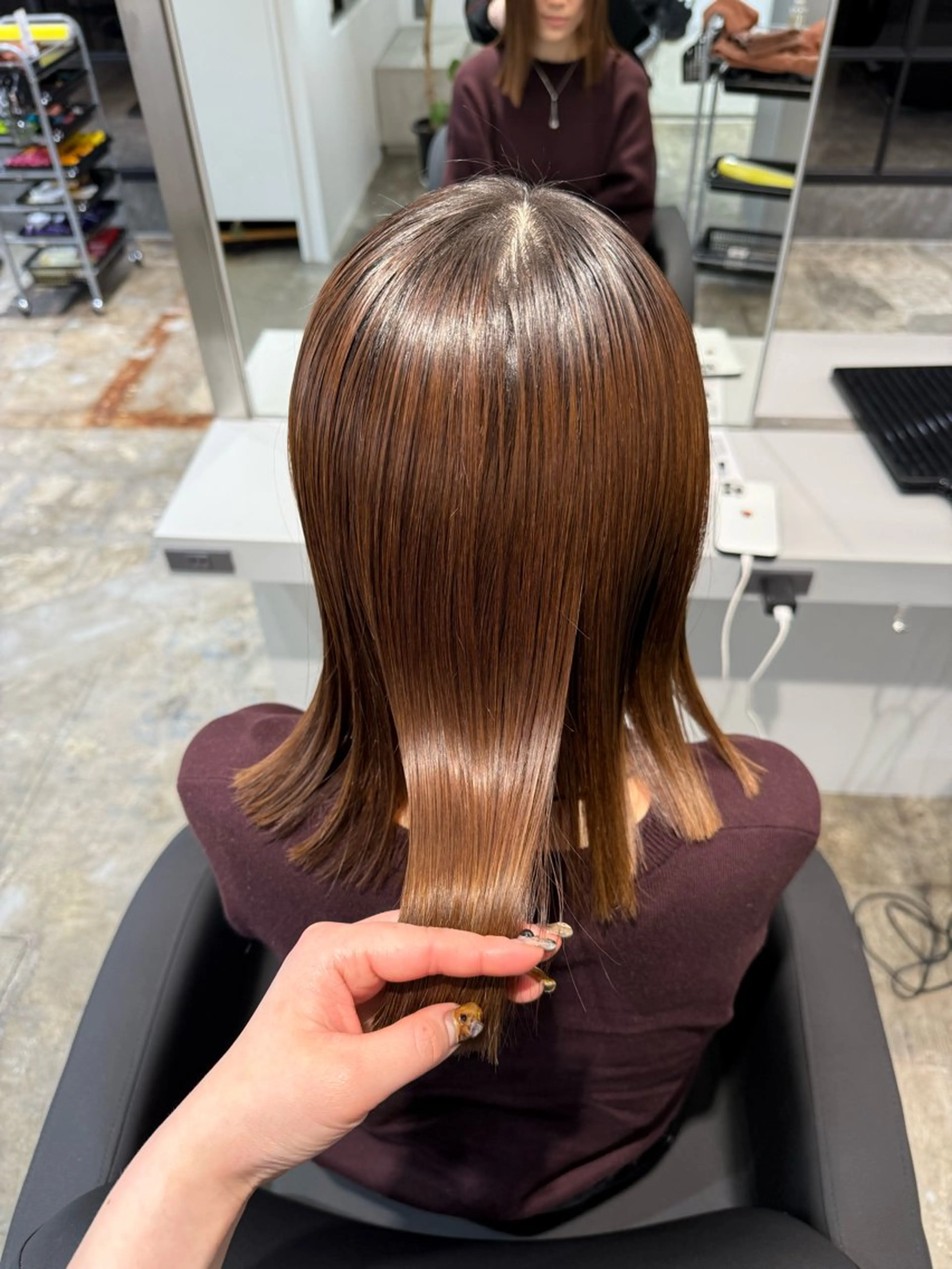 ショート カット 縮毛矯正 トリートメント 髪質改善/艶カラー /梅田/菅野🌟のヘアスタイル