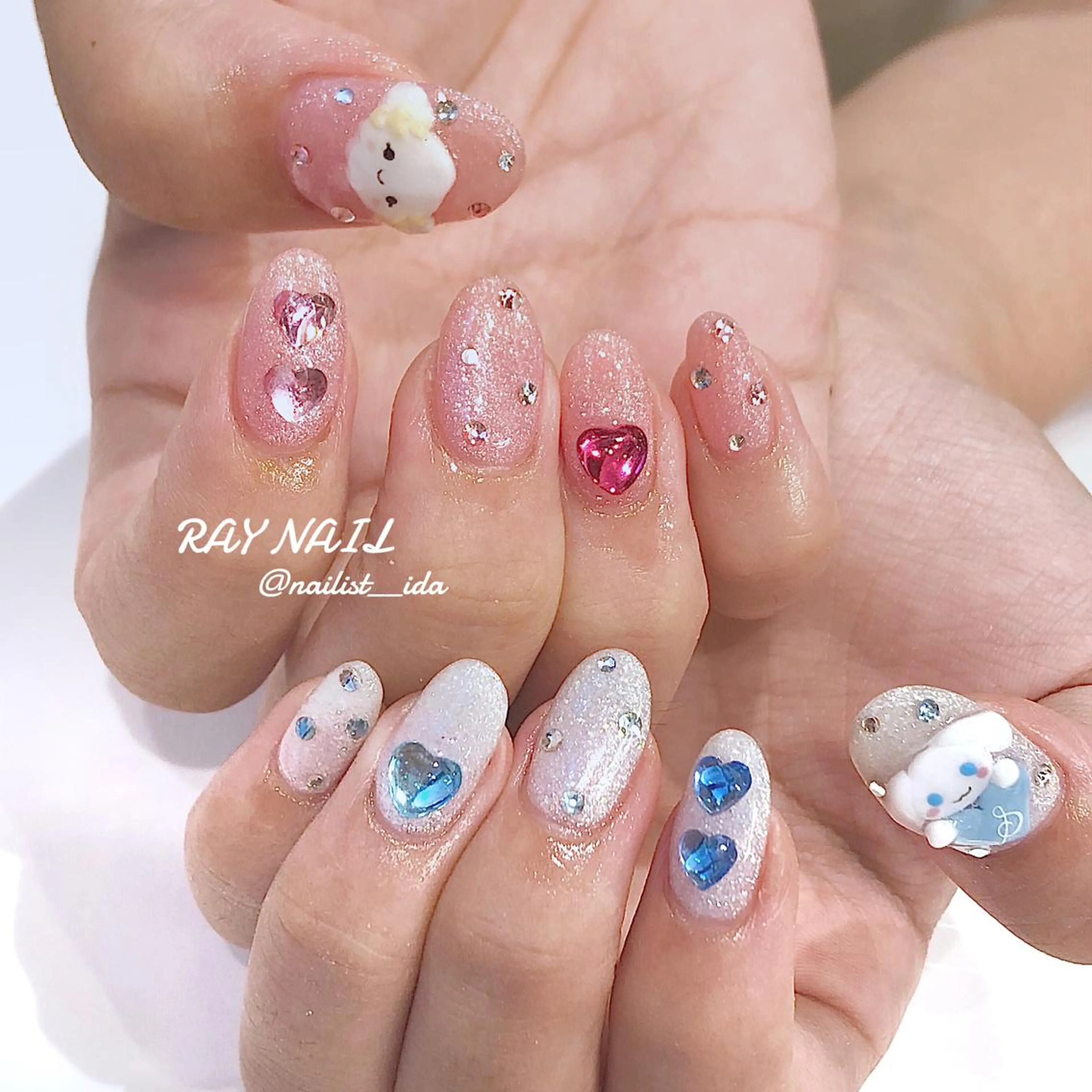 ネイル ハート Arowa 伊田のネイルデザイン