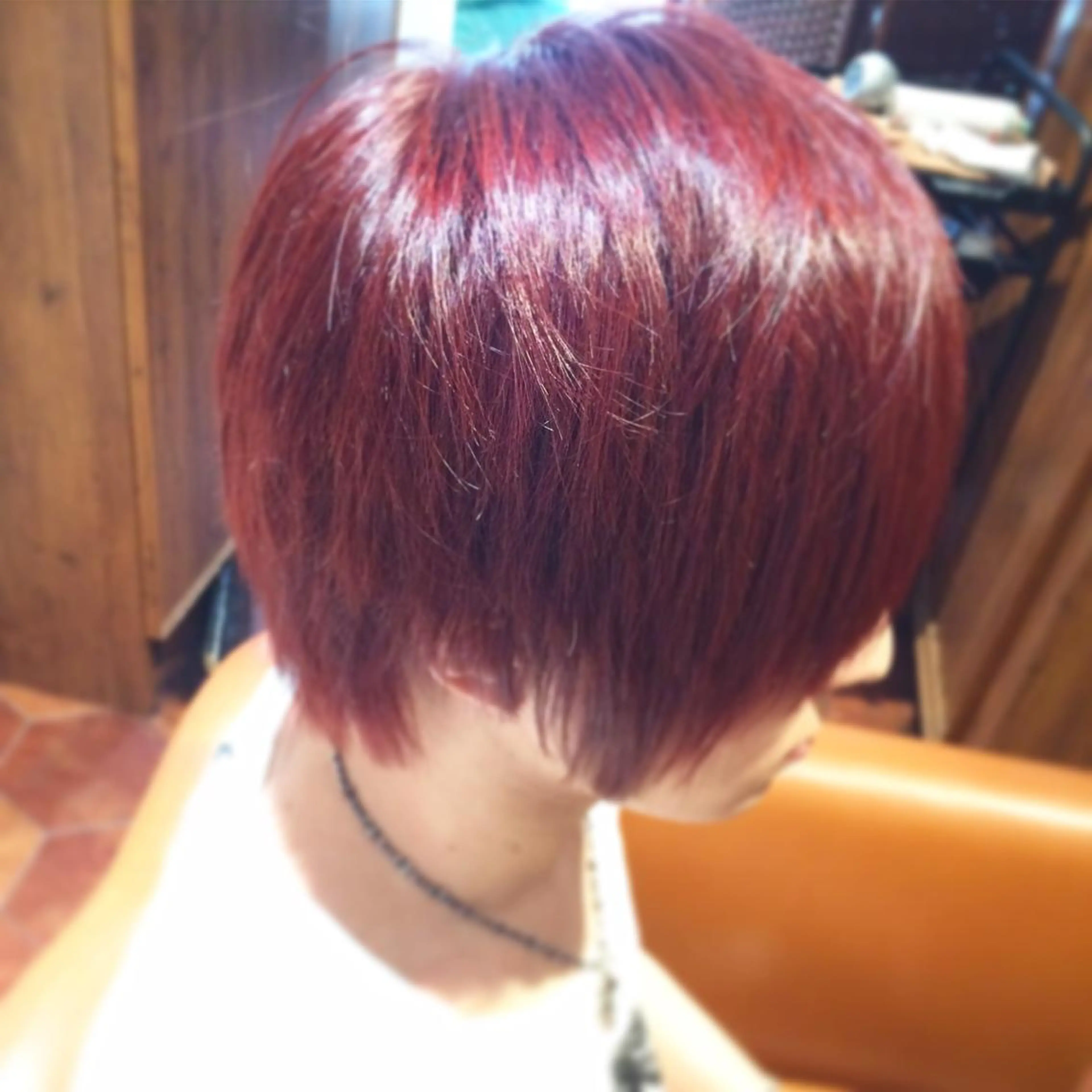 ショート カラー ブリーチ ブリーチなしカラー ショートヘア kazufumi ..のヘアスタイル