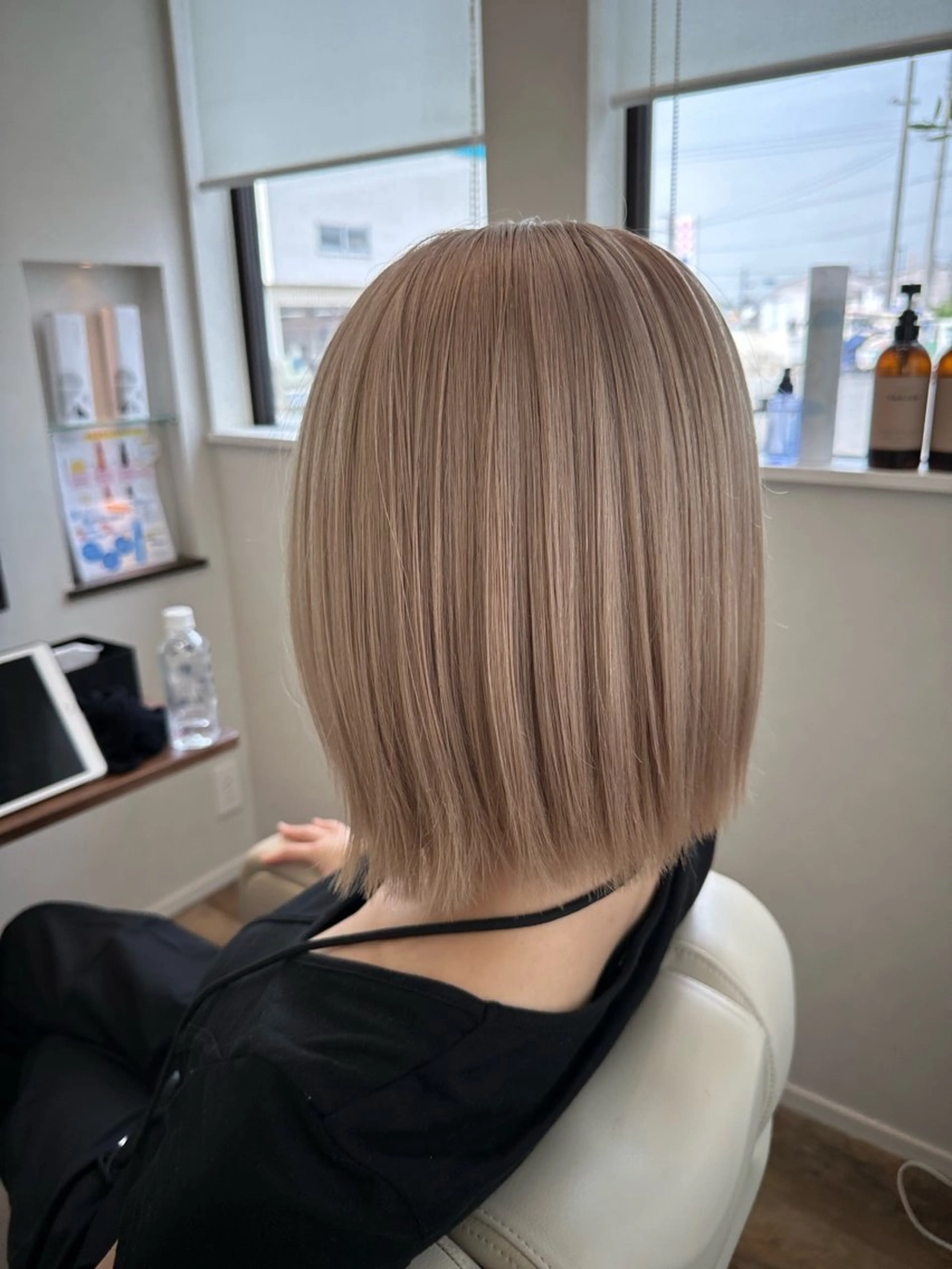 【ダメージレス❕ケアブリーチ🤍✨️】全体ブリーチ＋カラー＋トリートメント《ミニモ限定💎》の写真