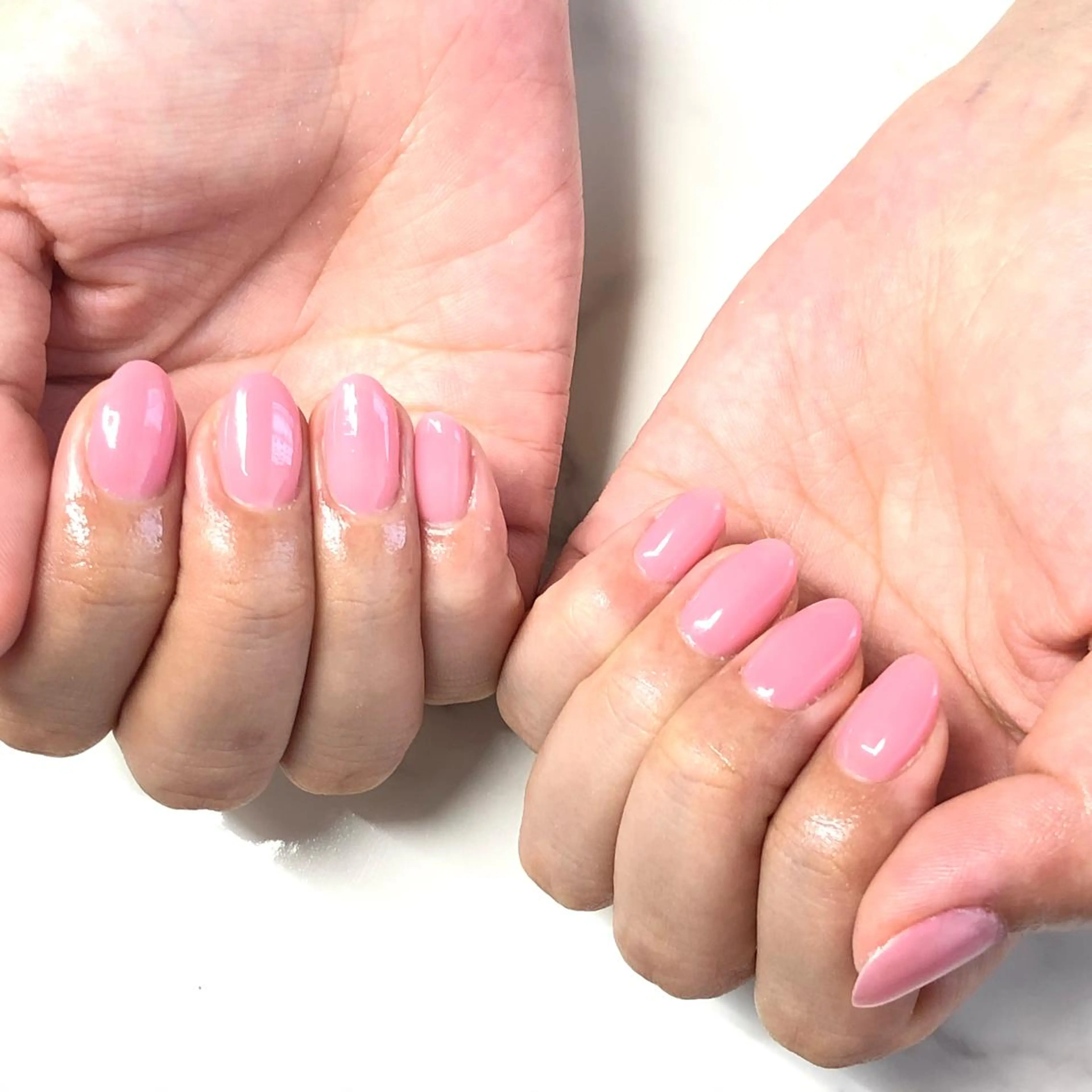 ワンカラーネイルの写真