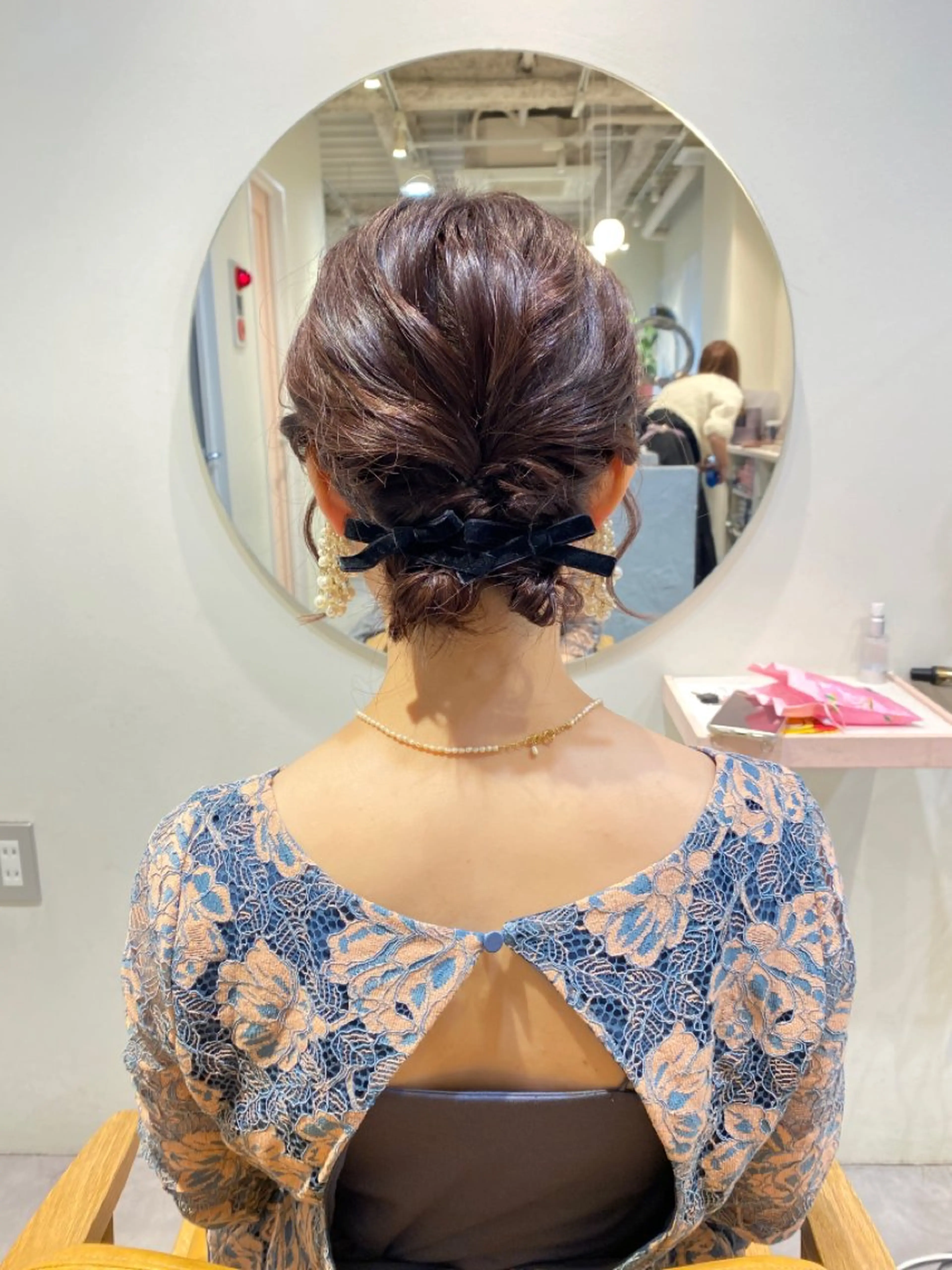 ミディアム カラー ヘアアレンジ 当日予約大歓迎💗 依田瑞希のヘアスタイル