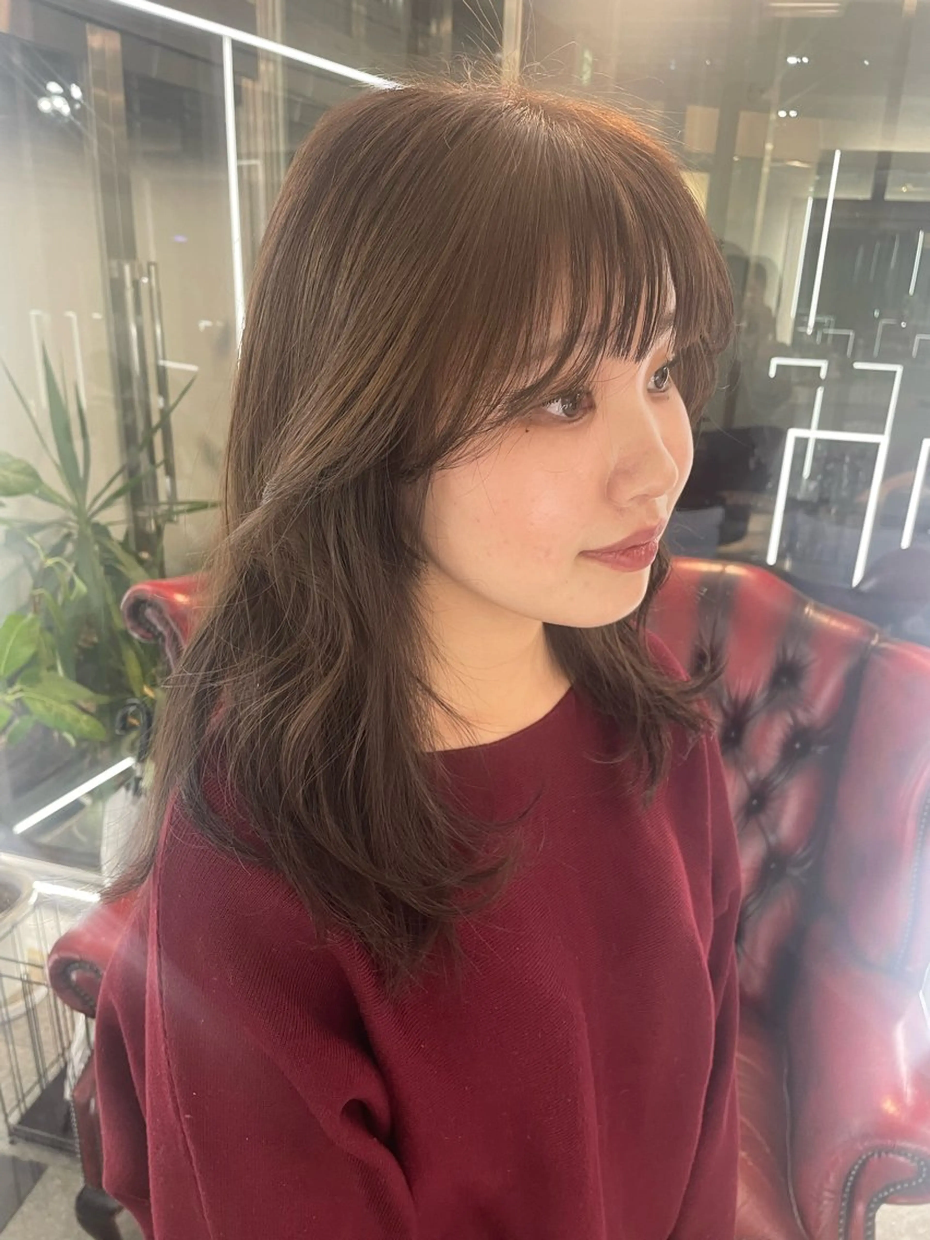 ロング lift by mag所属・ユナ ナチュラル／透明感のヘアスタイル