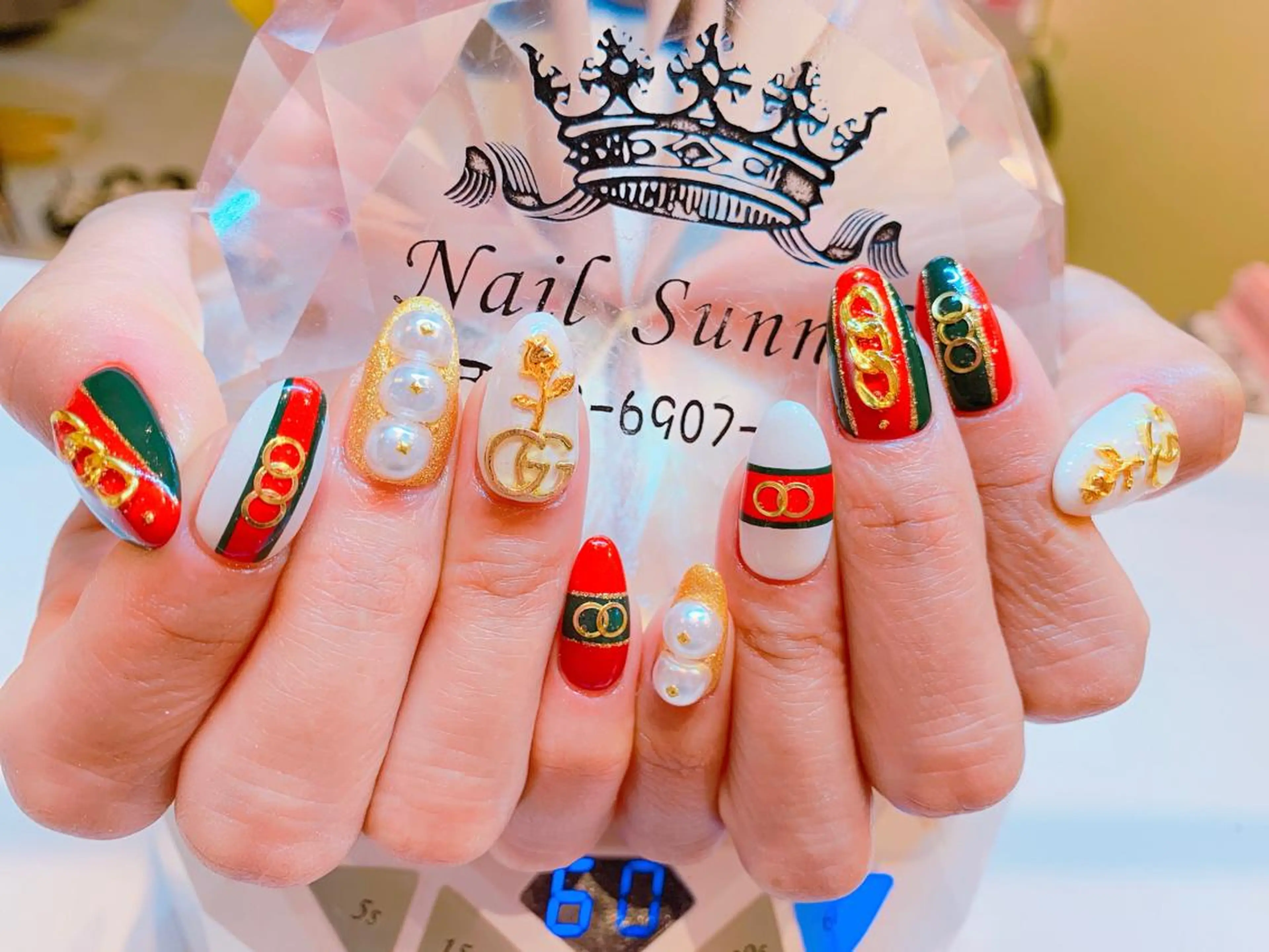 ネイル 長さだし専門店 M2　rikaのネイルデザイン