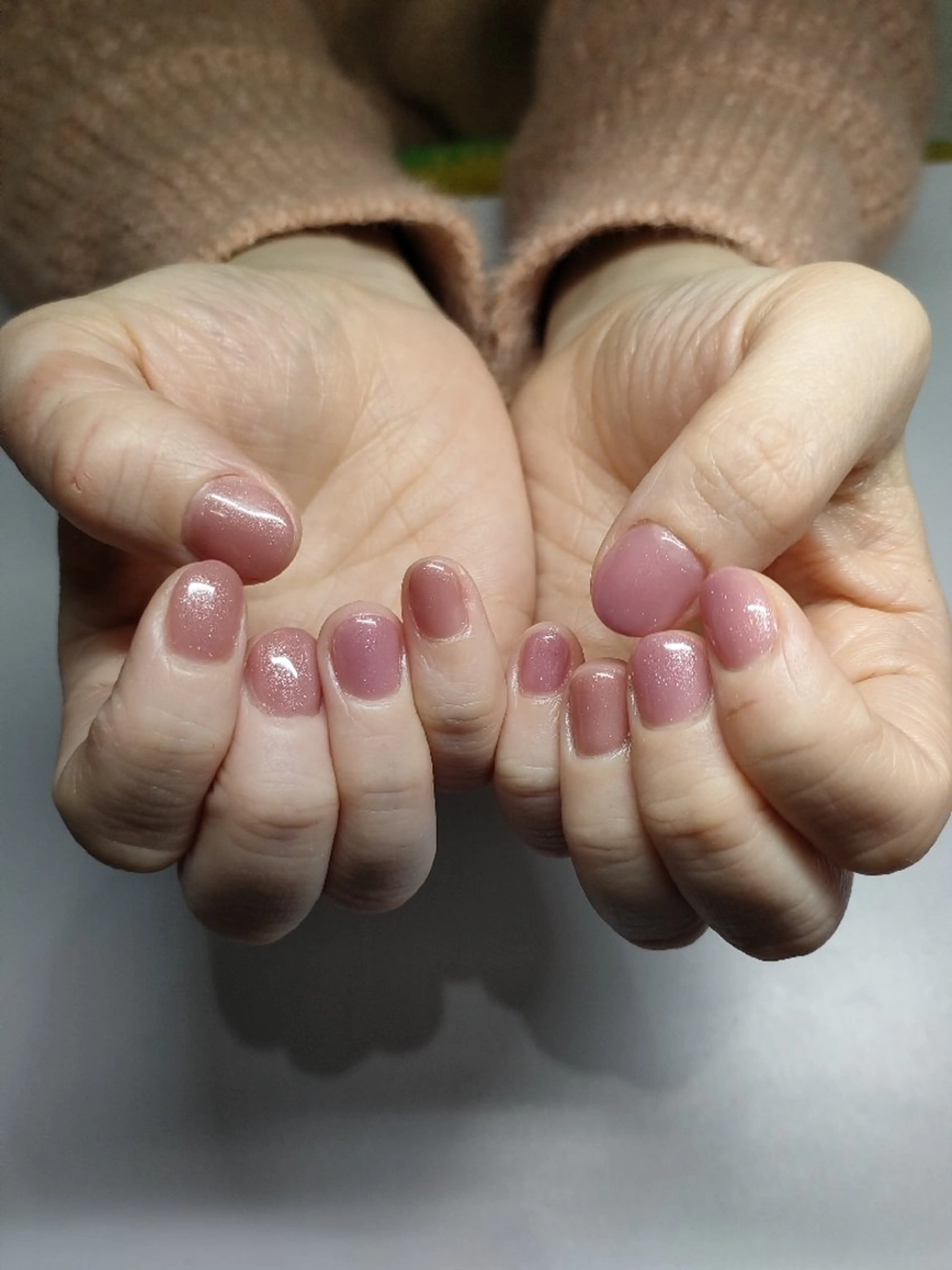 ネイル ワンカラーネイル ショートネイル douceknail所属・本厚木南口 徒歩3分のネイルデザイン