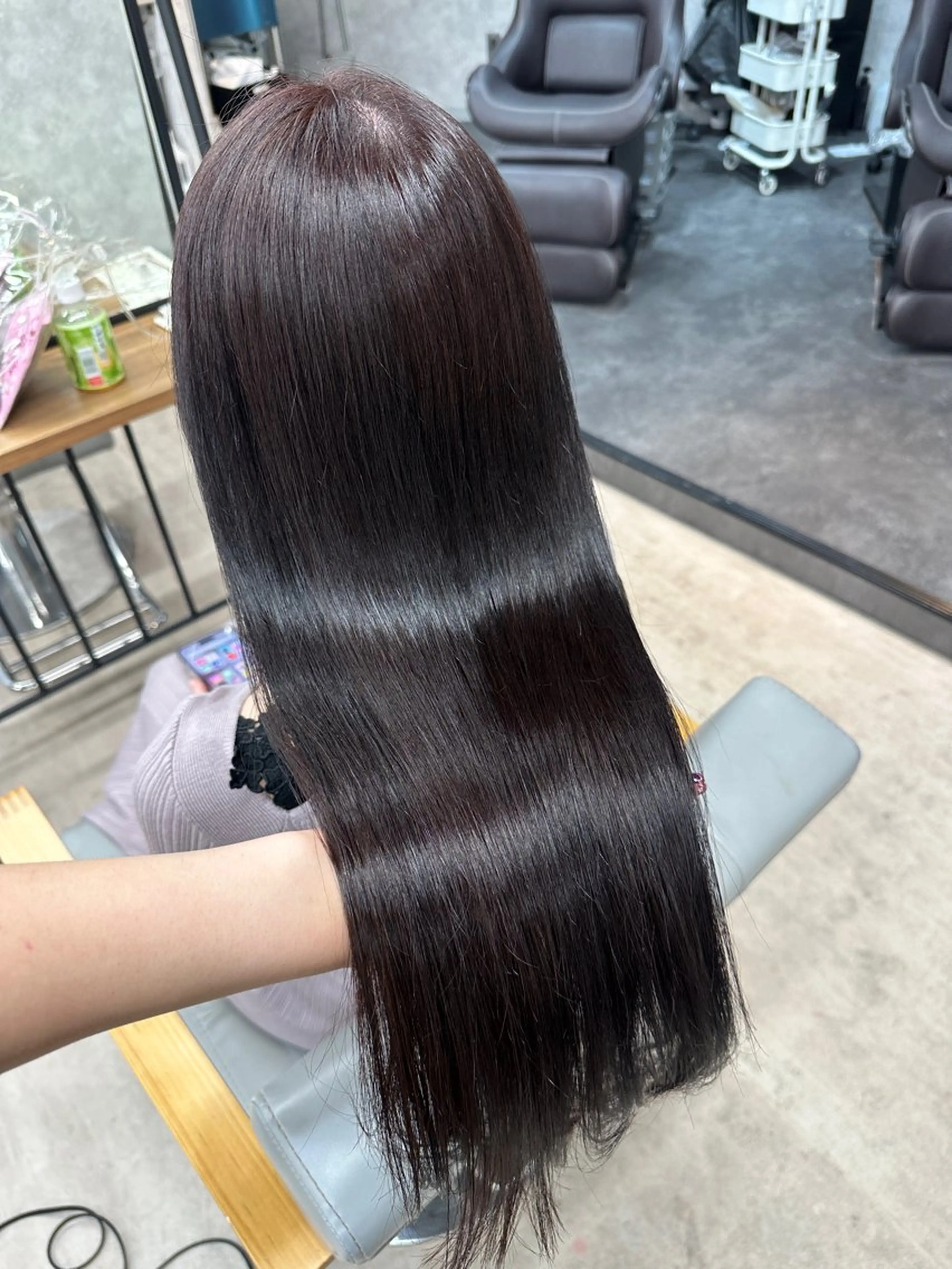 ロング カラー カット 縮毛矯正 💕ブリーチ/ヘアメ 🎀YUUKAのヘアスタイル