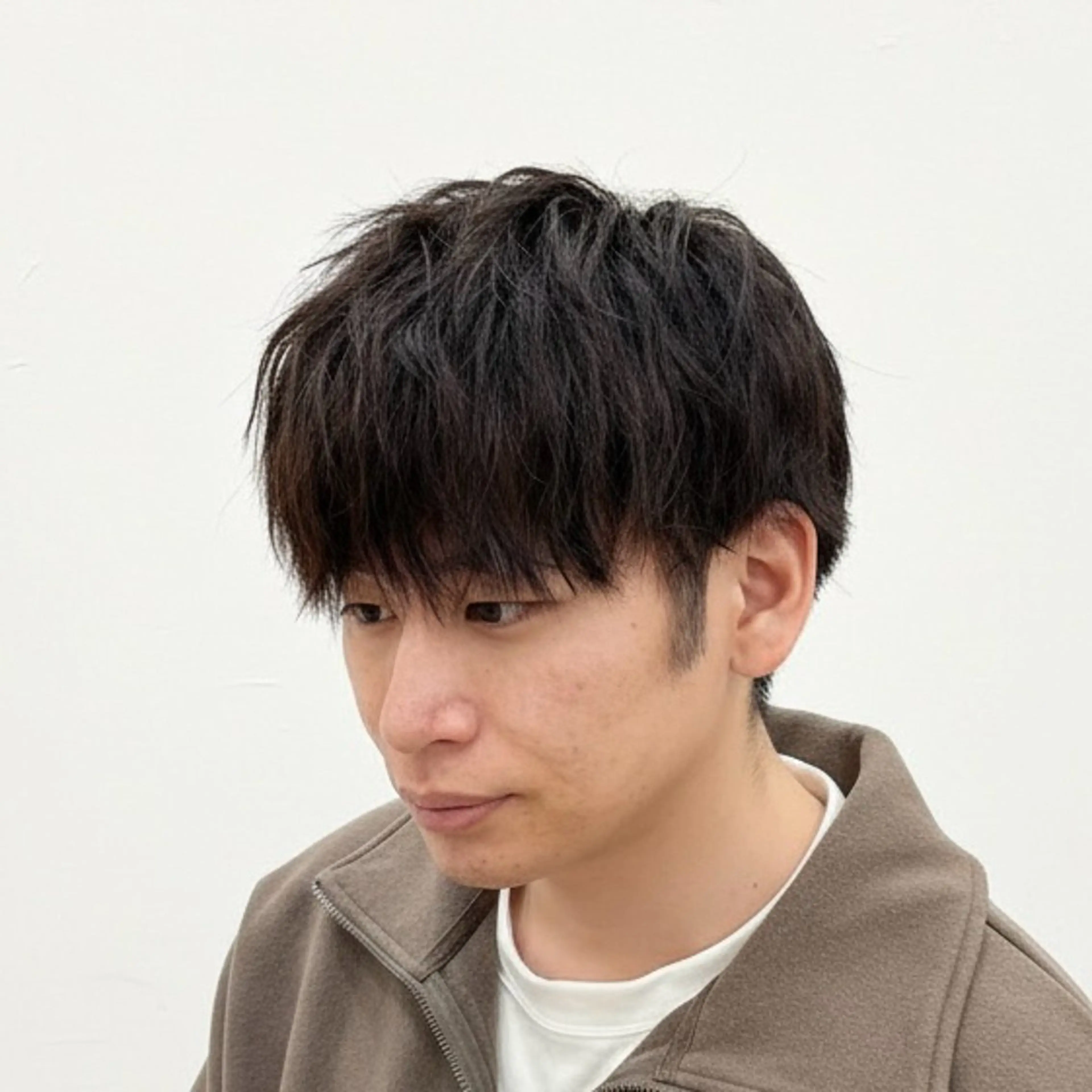 パーマ カット パーマ 成瀬スパイラル パーマ清水大隼のヘアスタイル