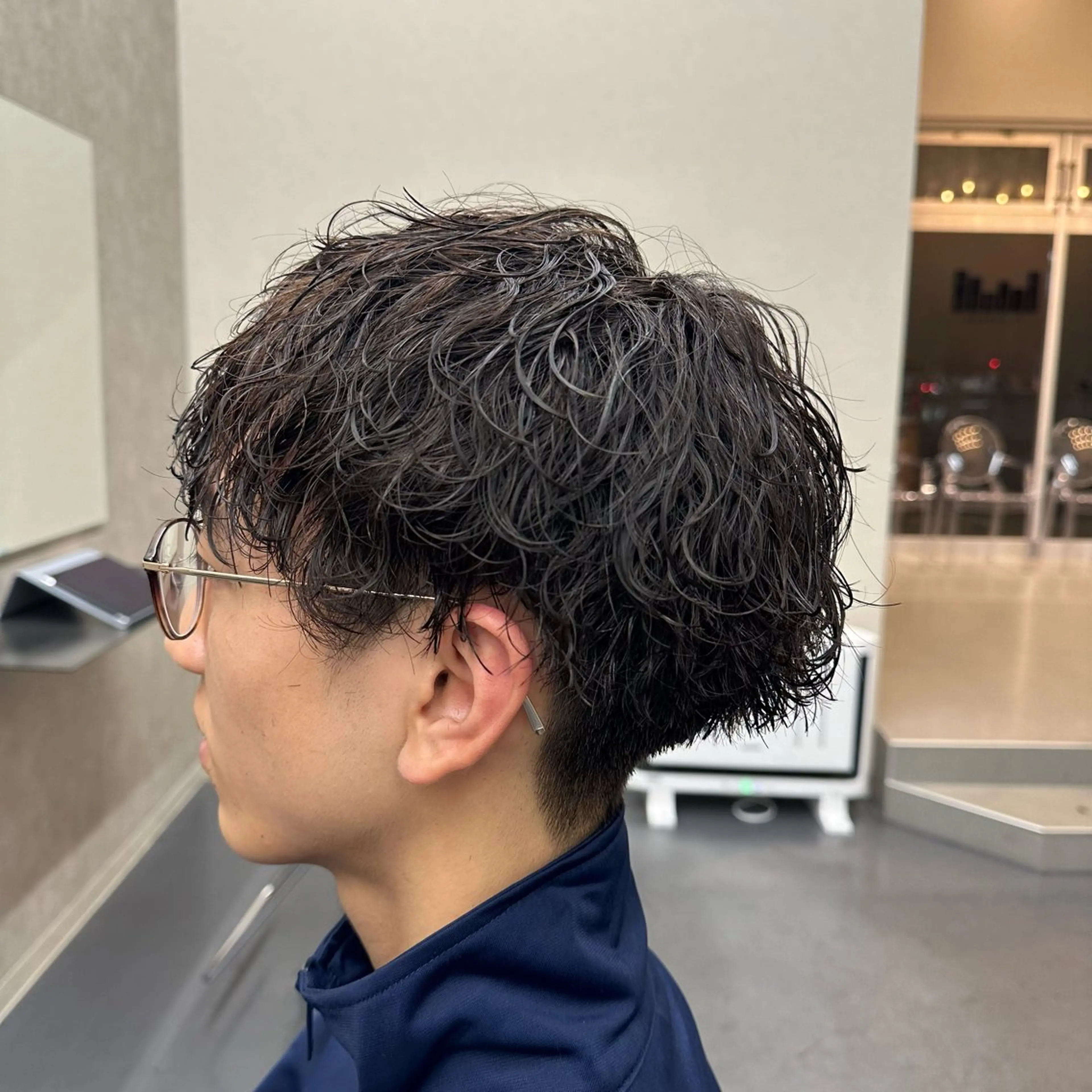 ショート カット パーマ トリートメント 福田 拓人のヘアスタイル