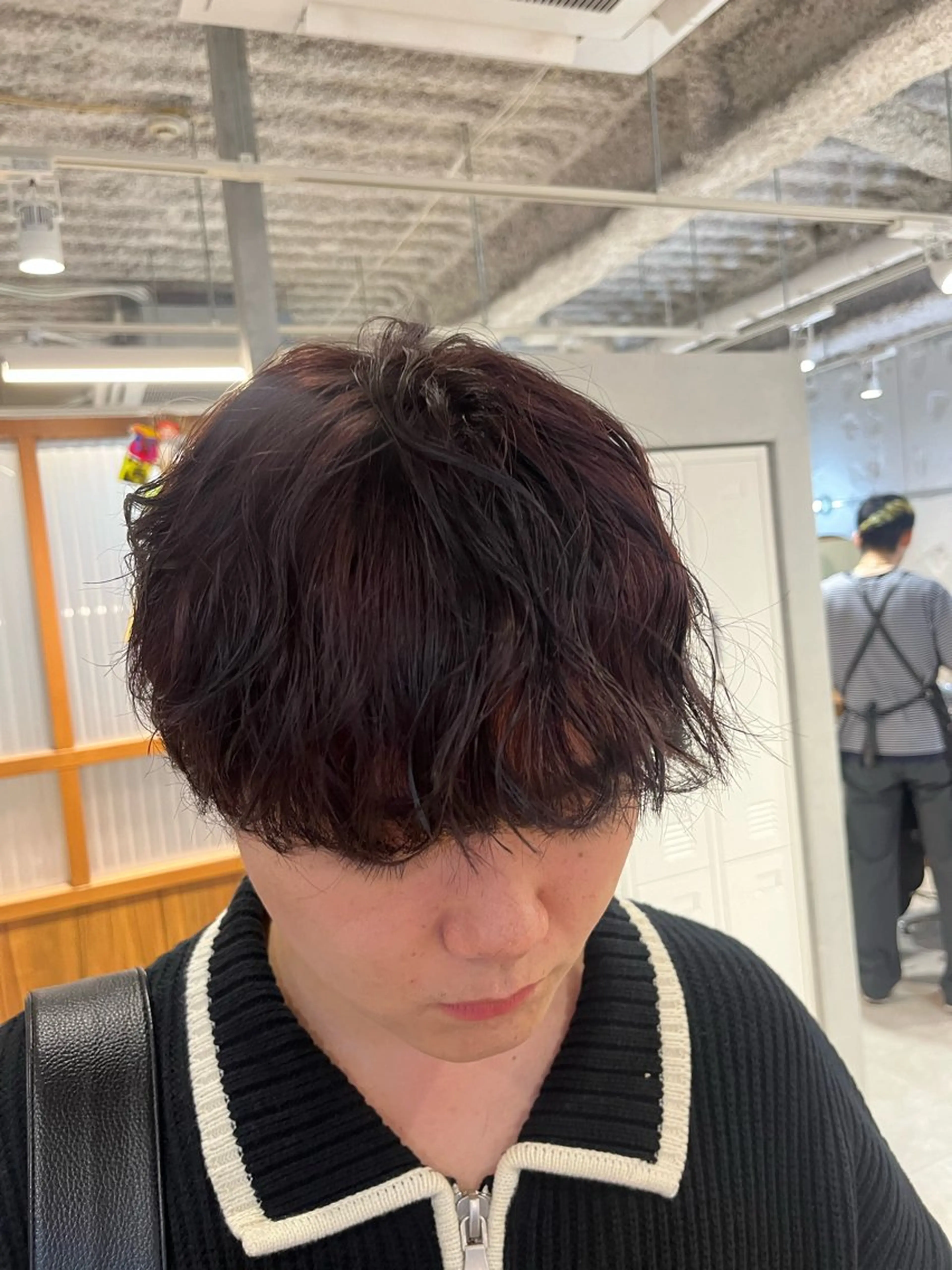 カラー メンズ カット パーマ 岡本 太陽☀️のヘアスタイル