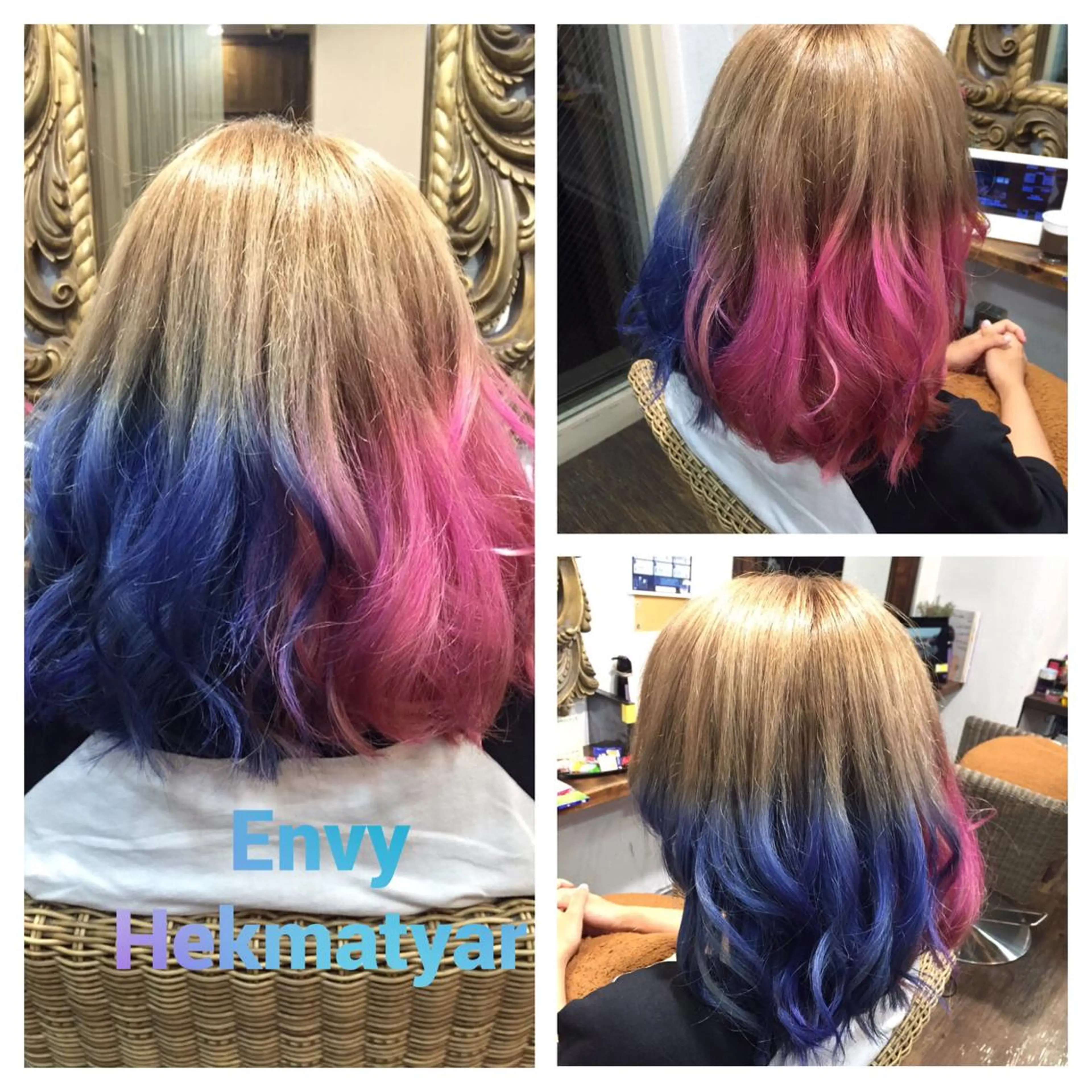 ショート ミディアム セミロング カラー 髪質改善×ハイトーン 中田啄也のヘアスタイル