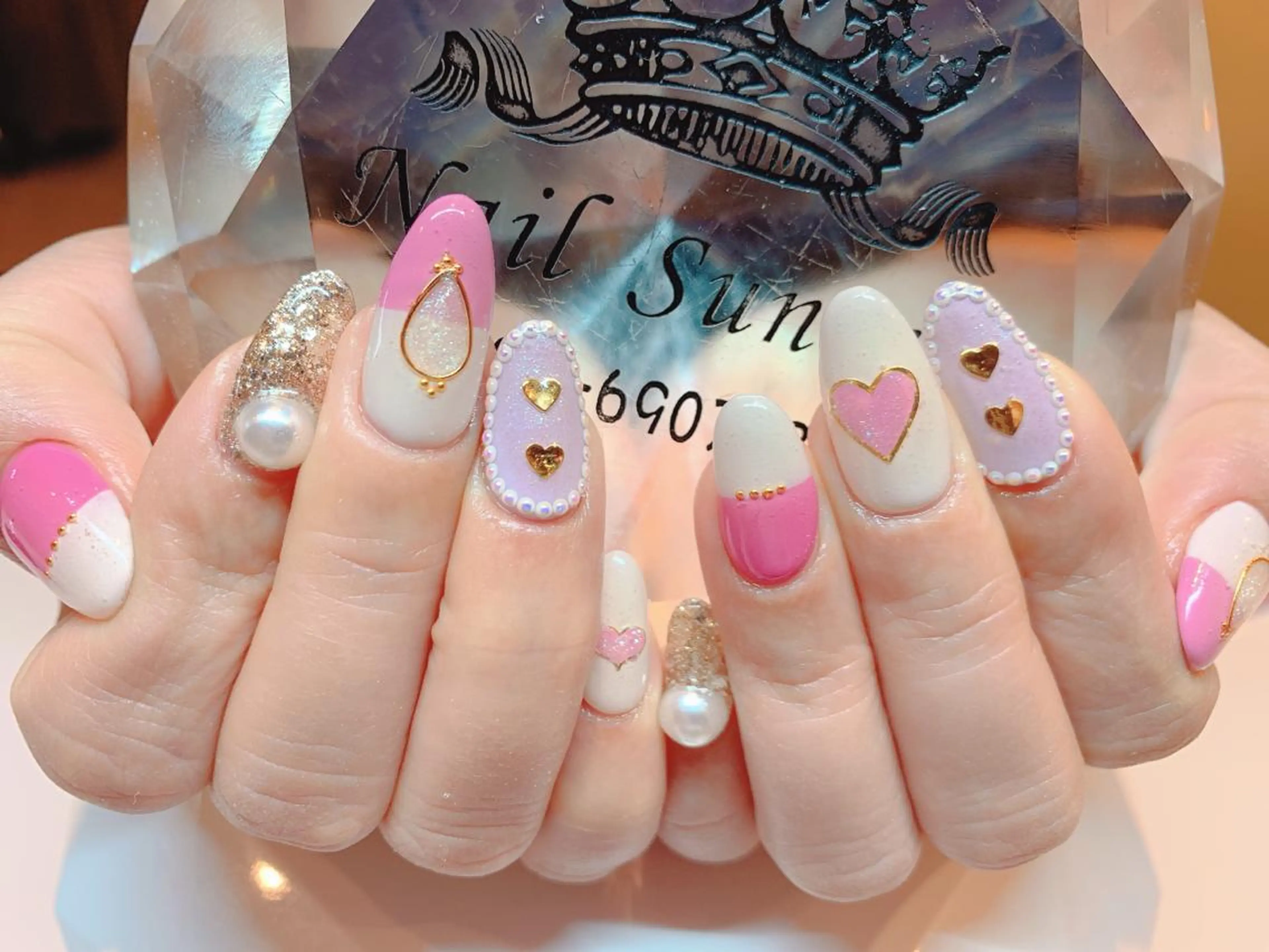 ネイル 長さだし専門店 M2　rikaのネイルデザイン