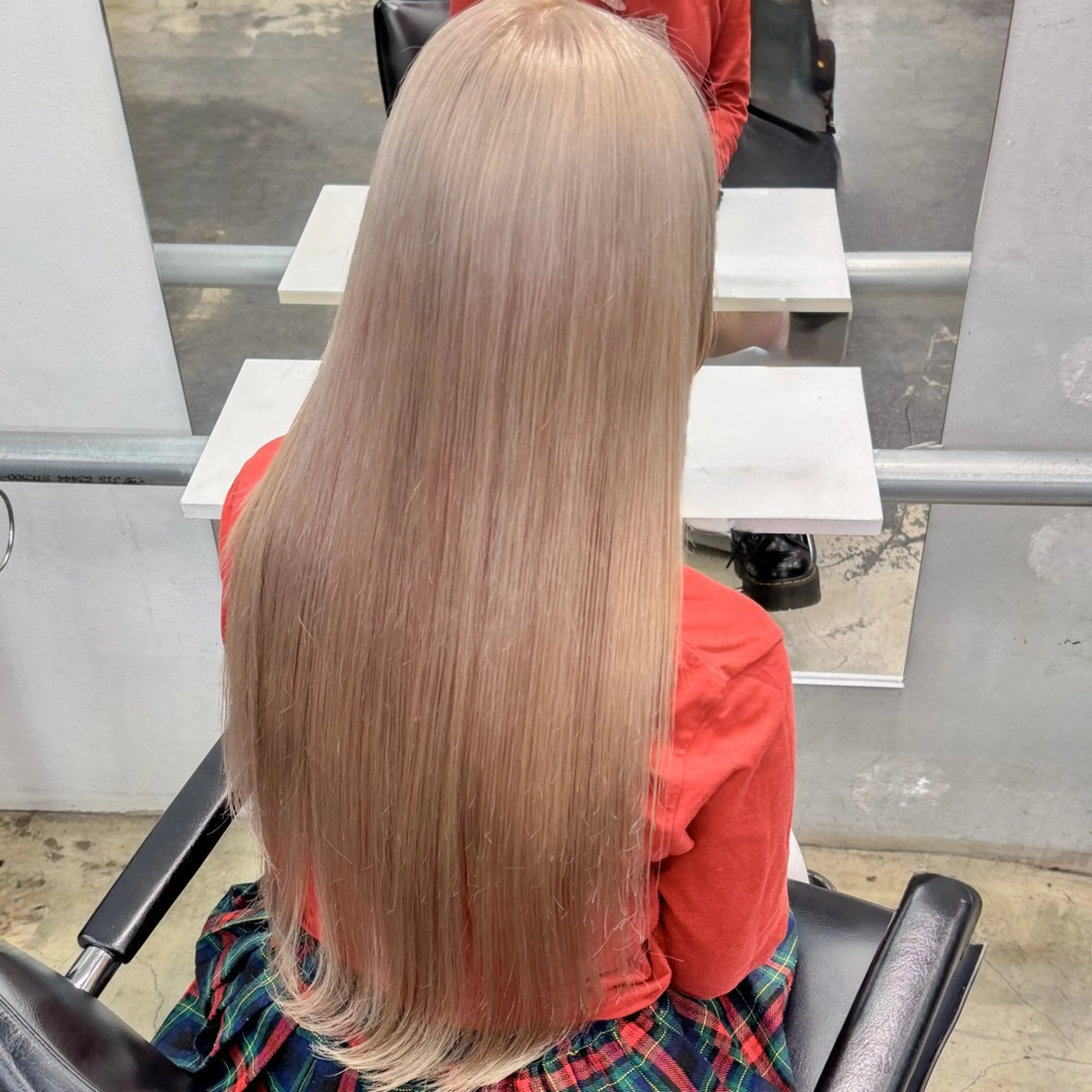 ロング カラー ヘアアレンジ 💗💗韓国レイヤー yu-ki💗💗のヘアスタイル