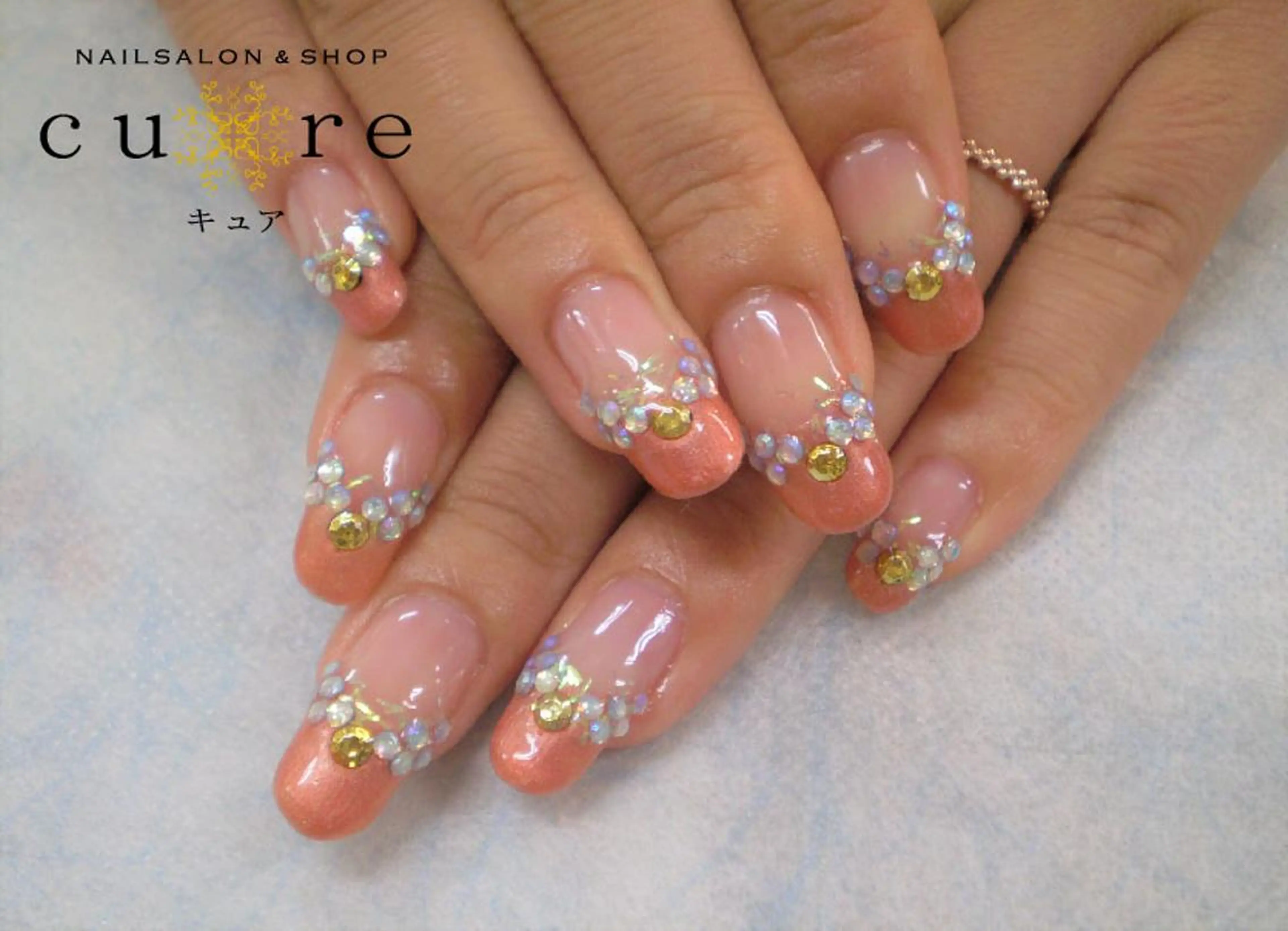 セミロング ネイル ネイルサロン Cureのネイルデザイン