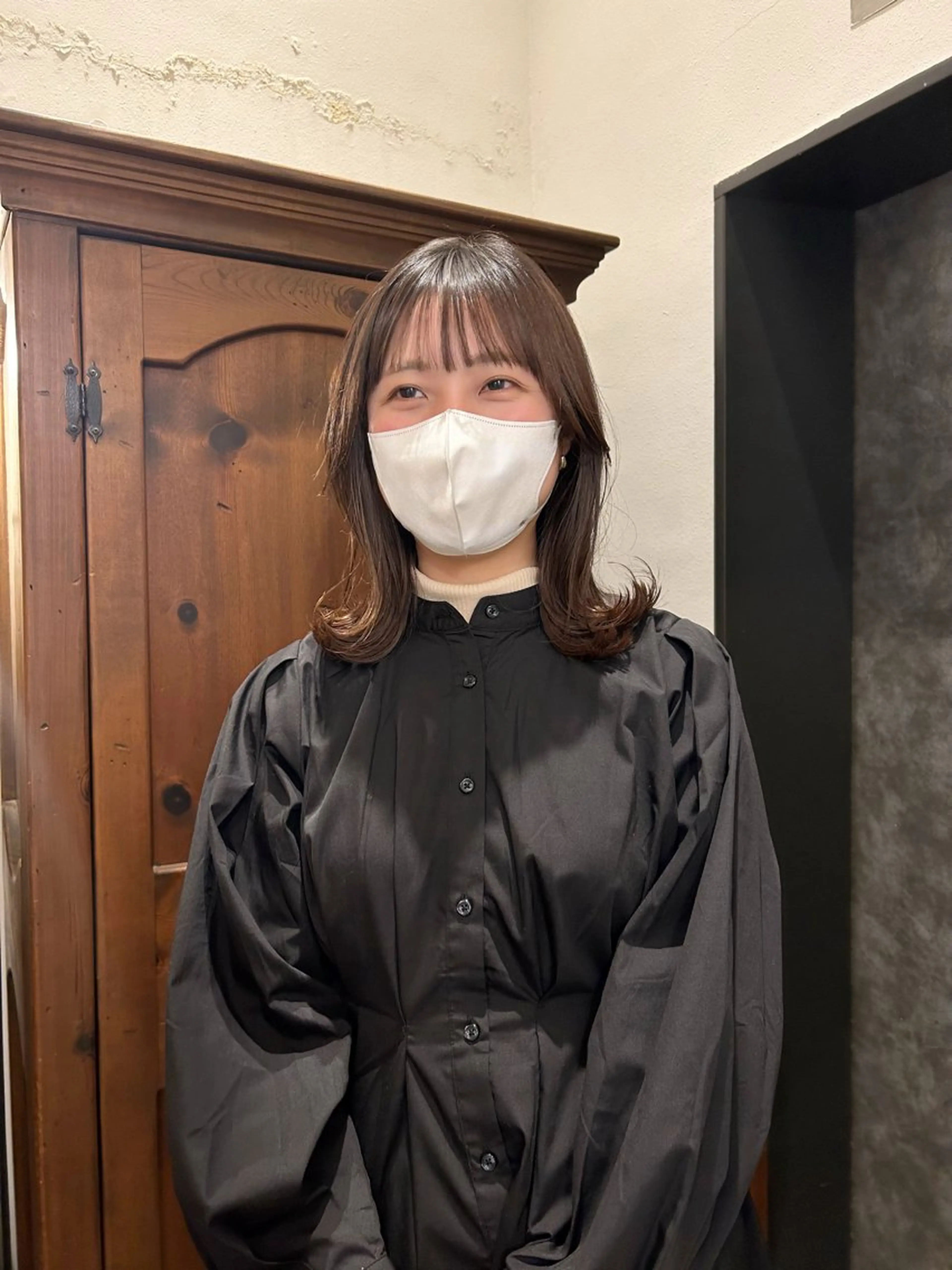 ミディアム カラー レイヤーカット tete nico所属・似合わせ/ヘアカラー nanami🌸のヘアスタイル