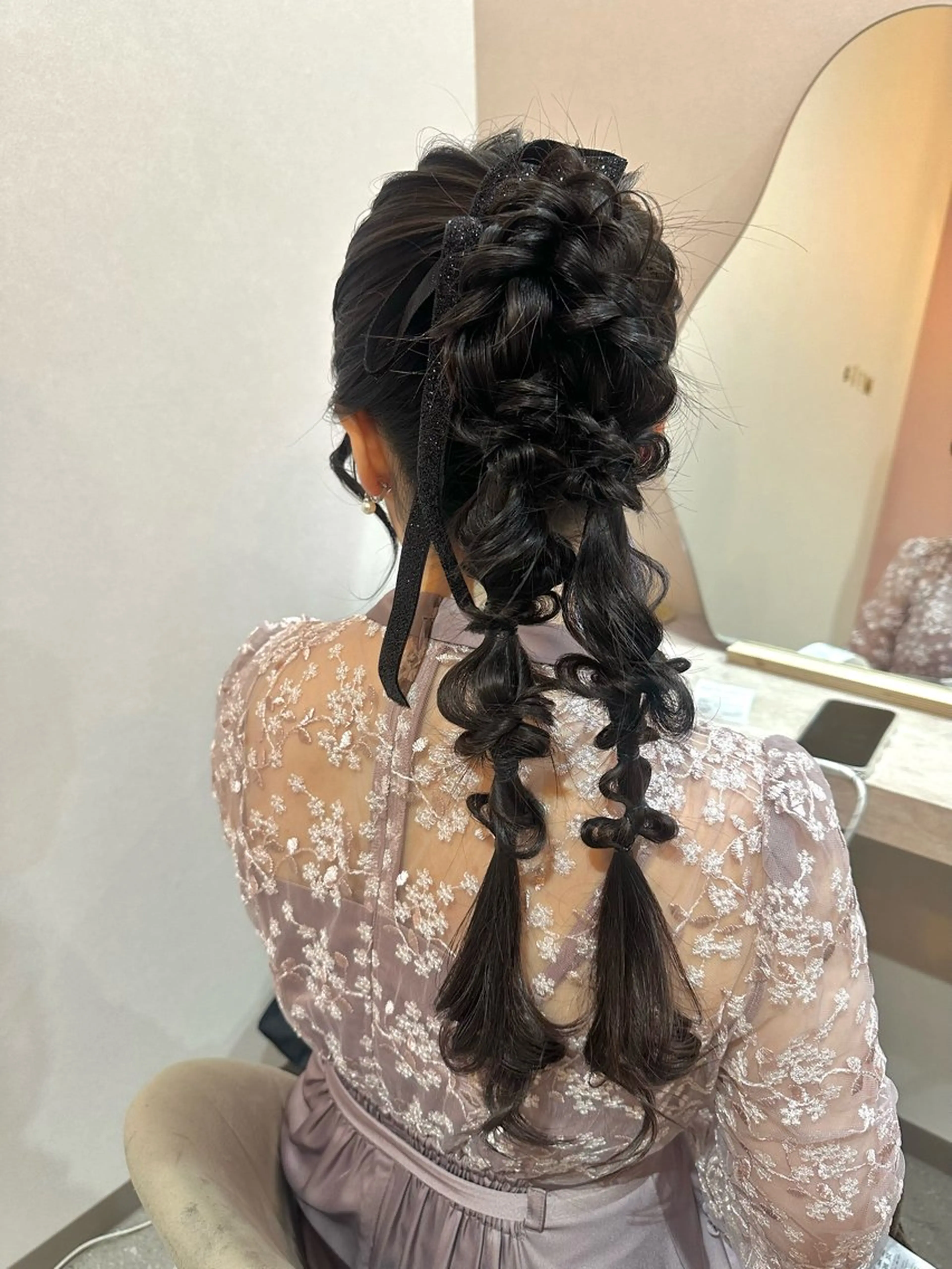 ヘアアレンジ ヘアセット Mila Akariのヘアスタイル