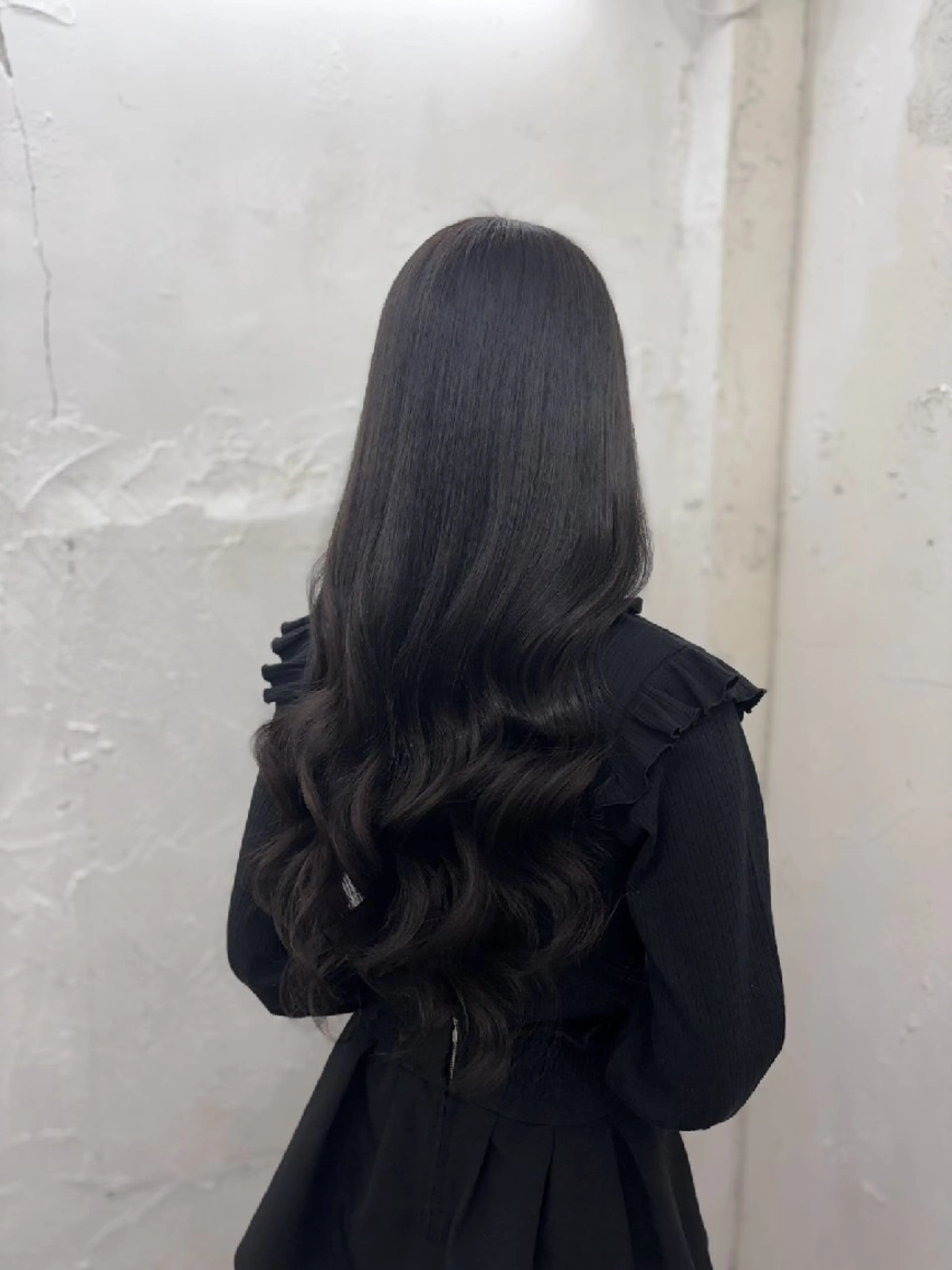 カラー ロング ボブ エクステ ベルグロー アルファのヘアスタイル